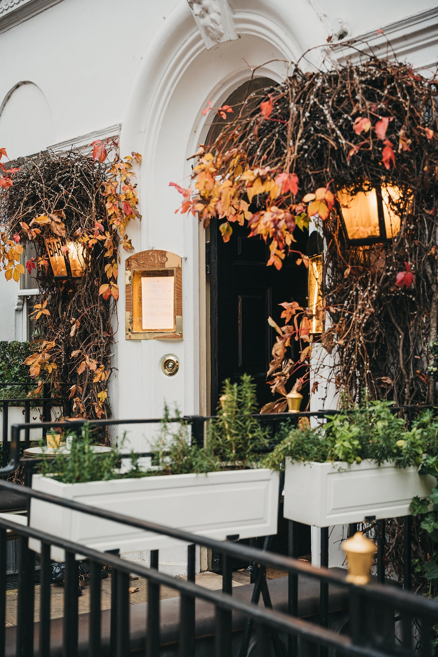 Dinner at Durrants with Mats and Tim