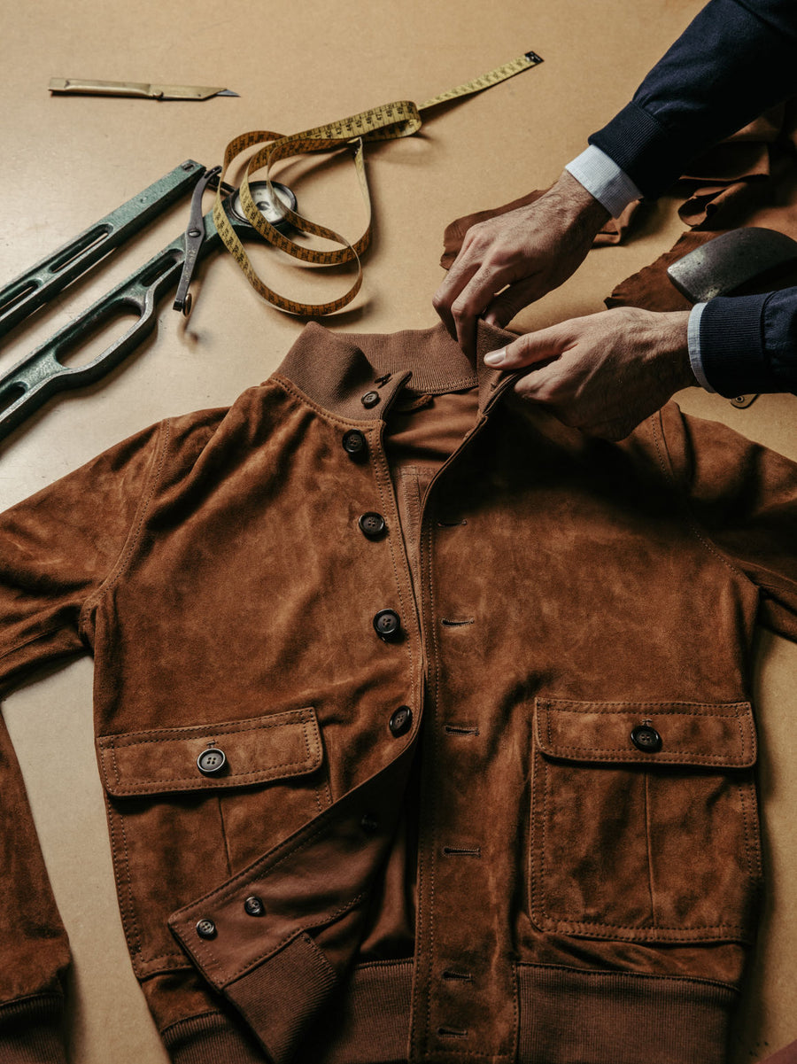 The Valstar Valstarino suede jacket.