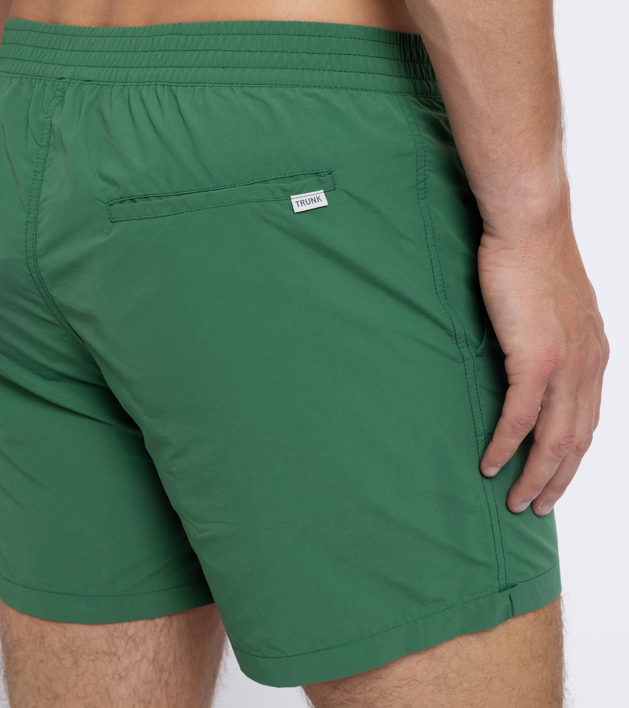Trunk Foley Swim Shorts: Green