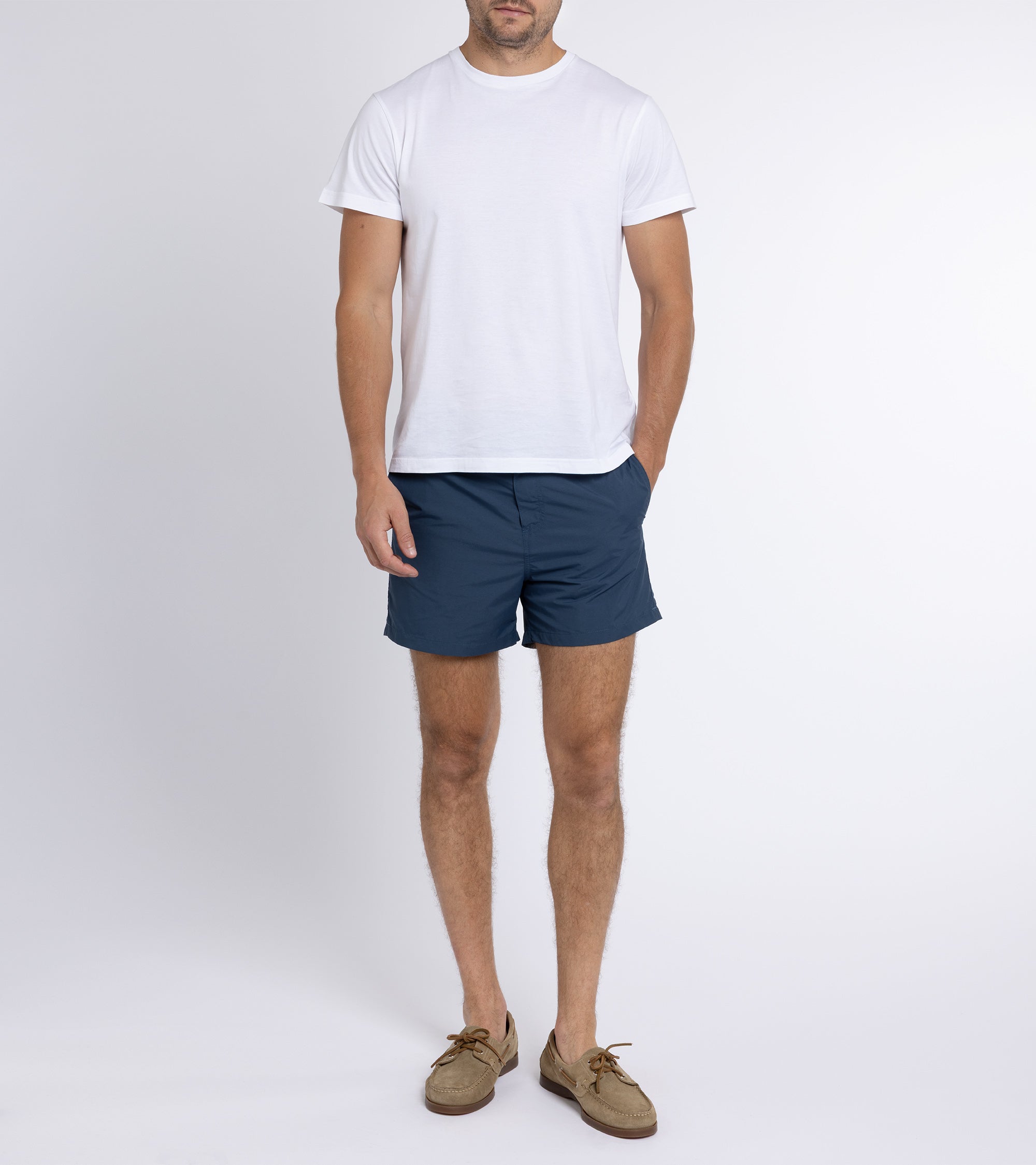 Trunk Foley Swim Shorts: Navy