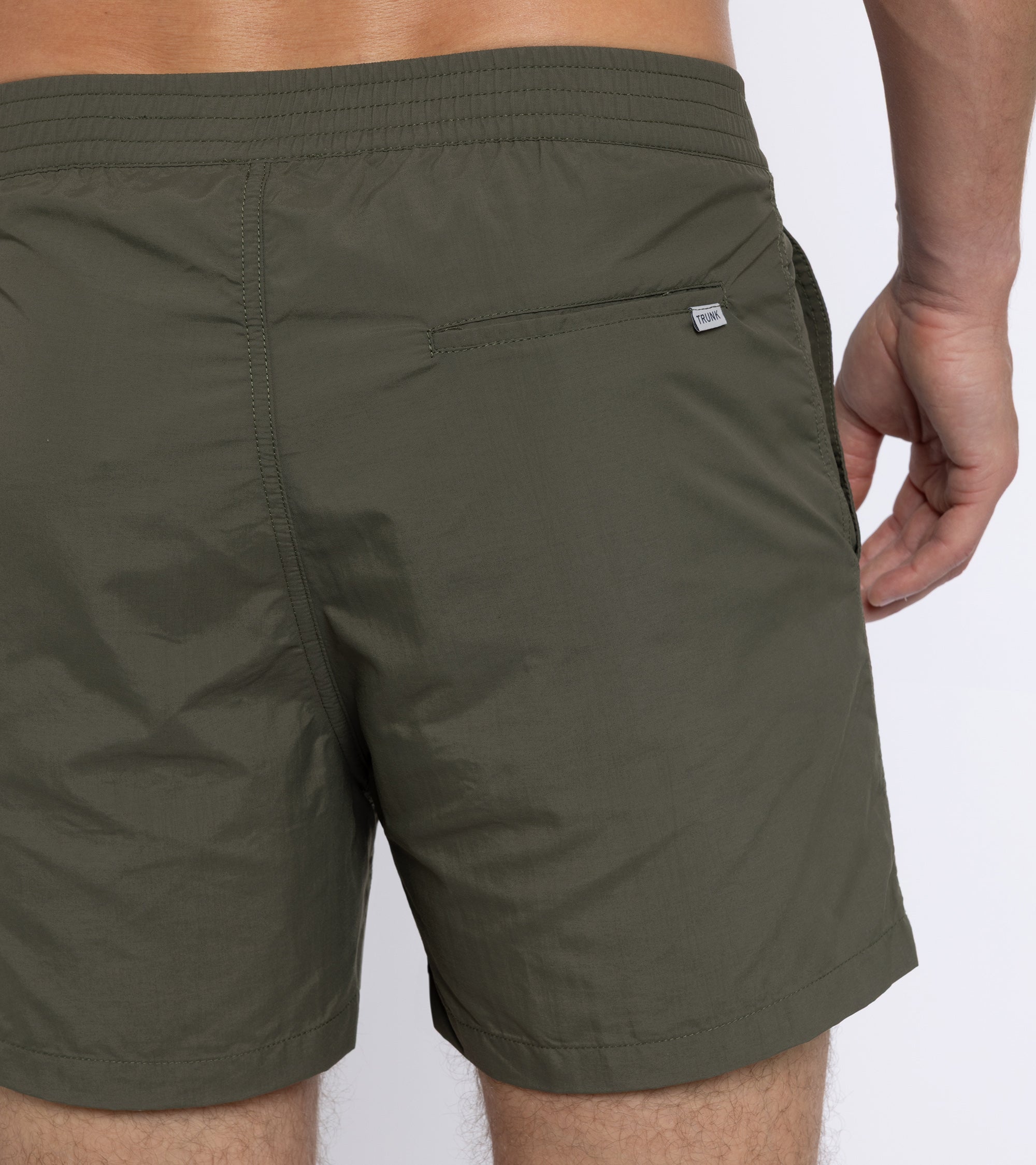 Trunk Foley Swim Shorts: Olive