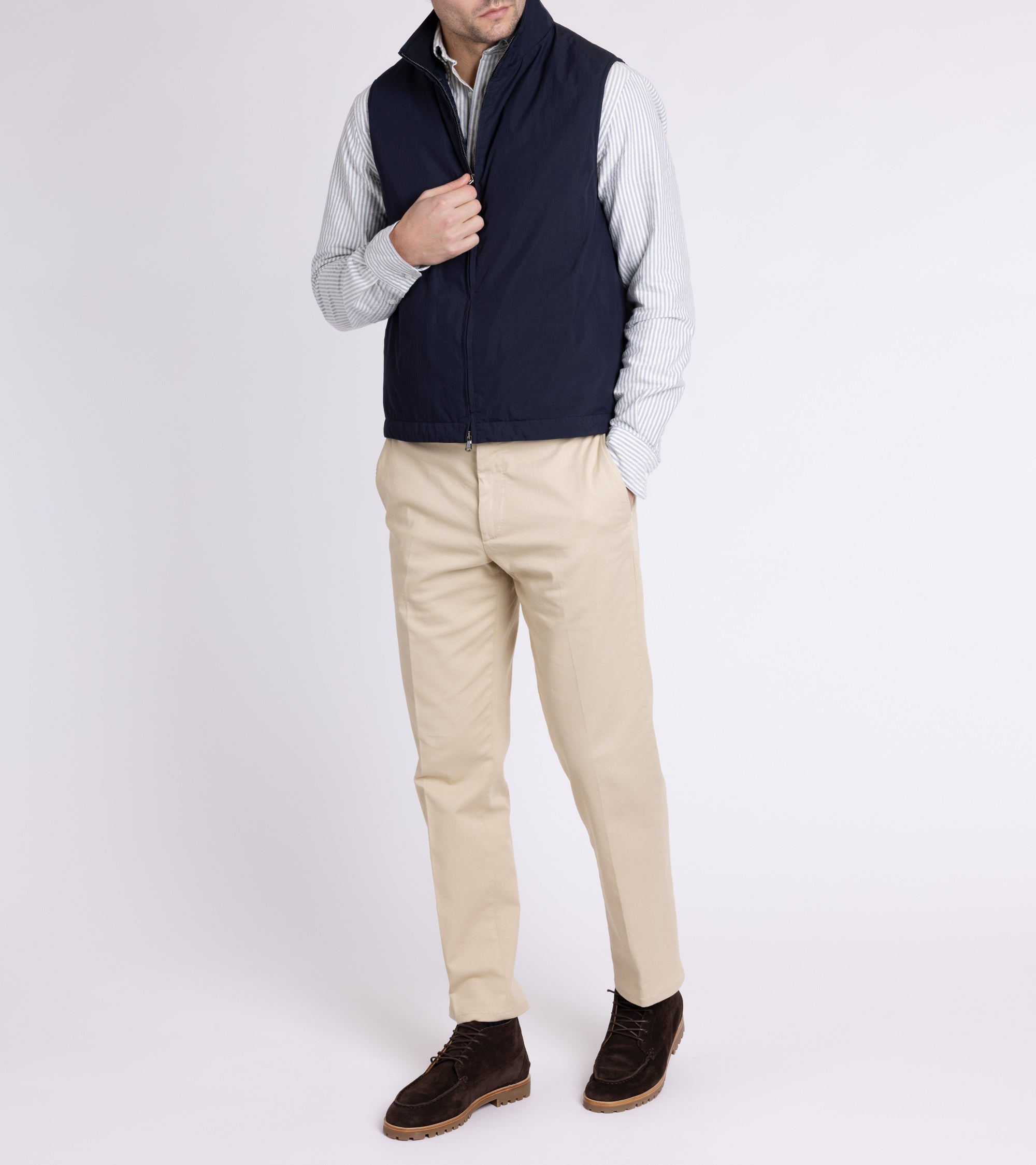 Trunk Frith Technical Gilet: Navy