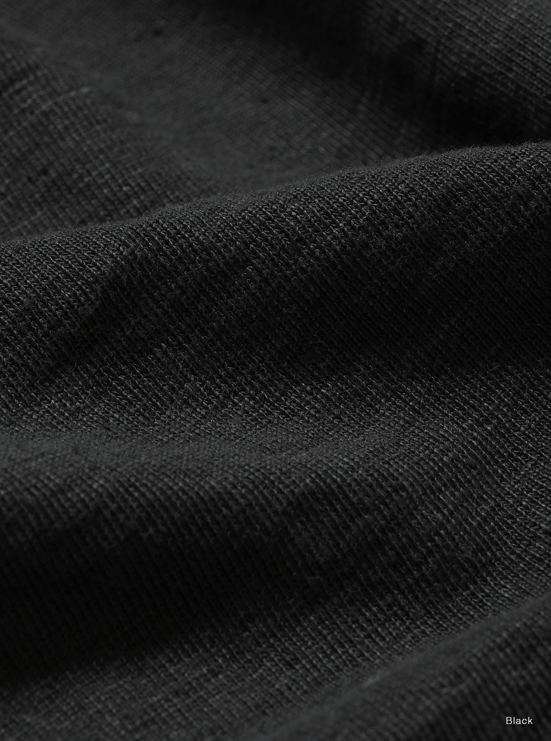 Batoner Belgian Linen Urake Crew Neck Sweater: Dark Navy