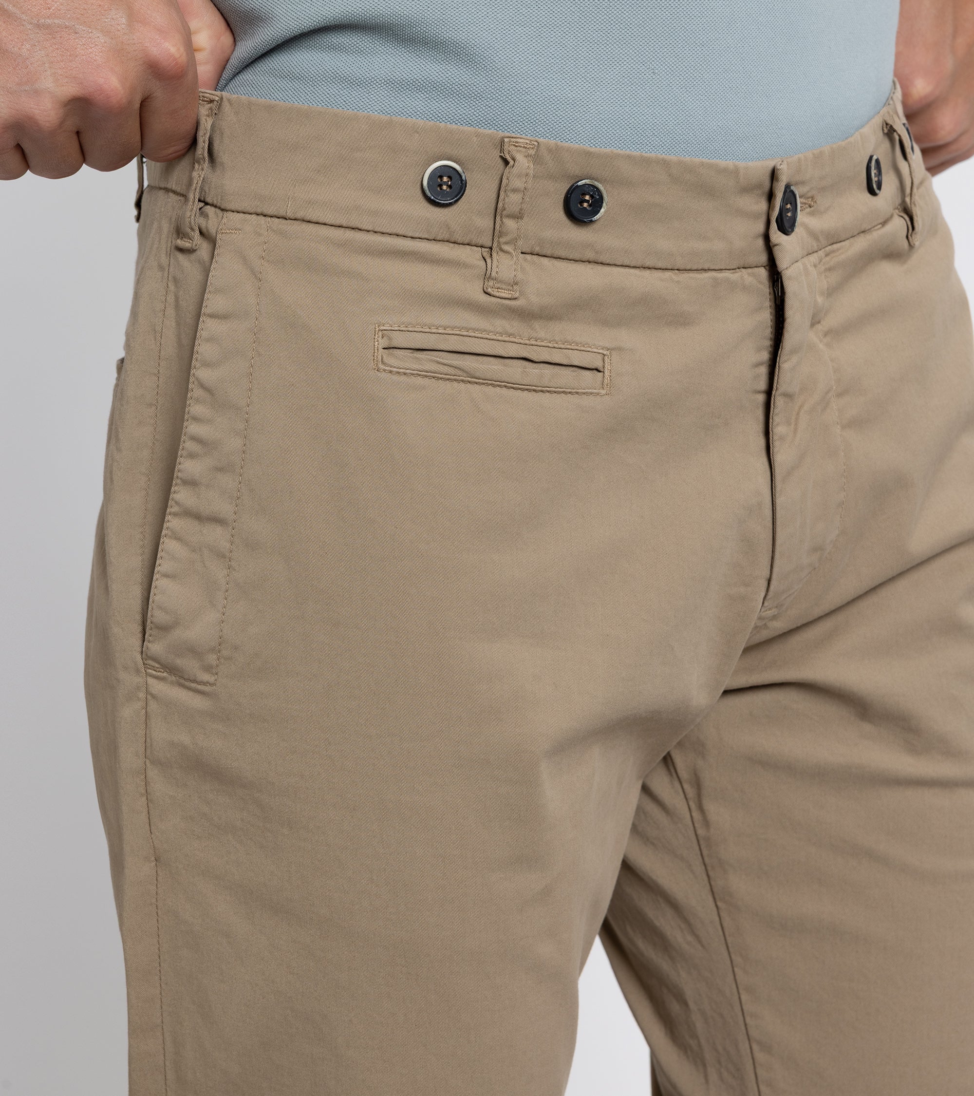 Barena Rampin Trevo Cotton Twill Trousers: Tan