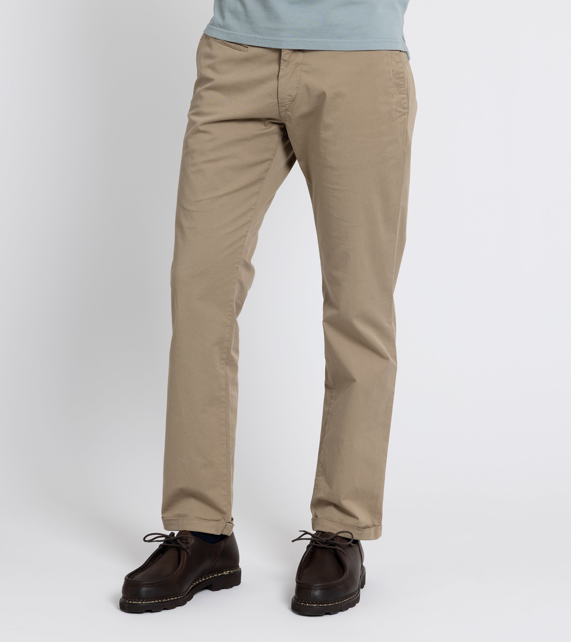 Barena Rampin Trevo Cotton Twill Trousers: Tan