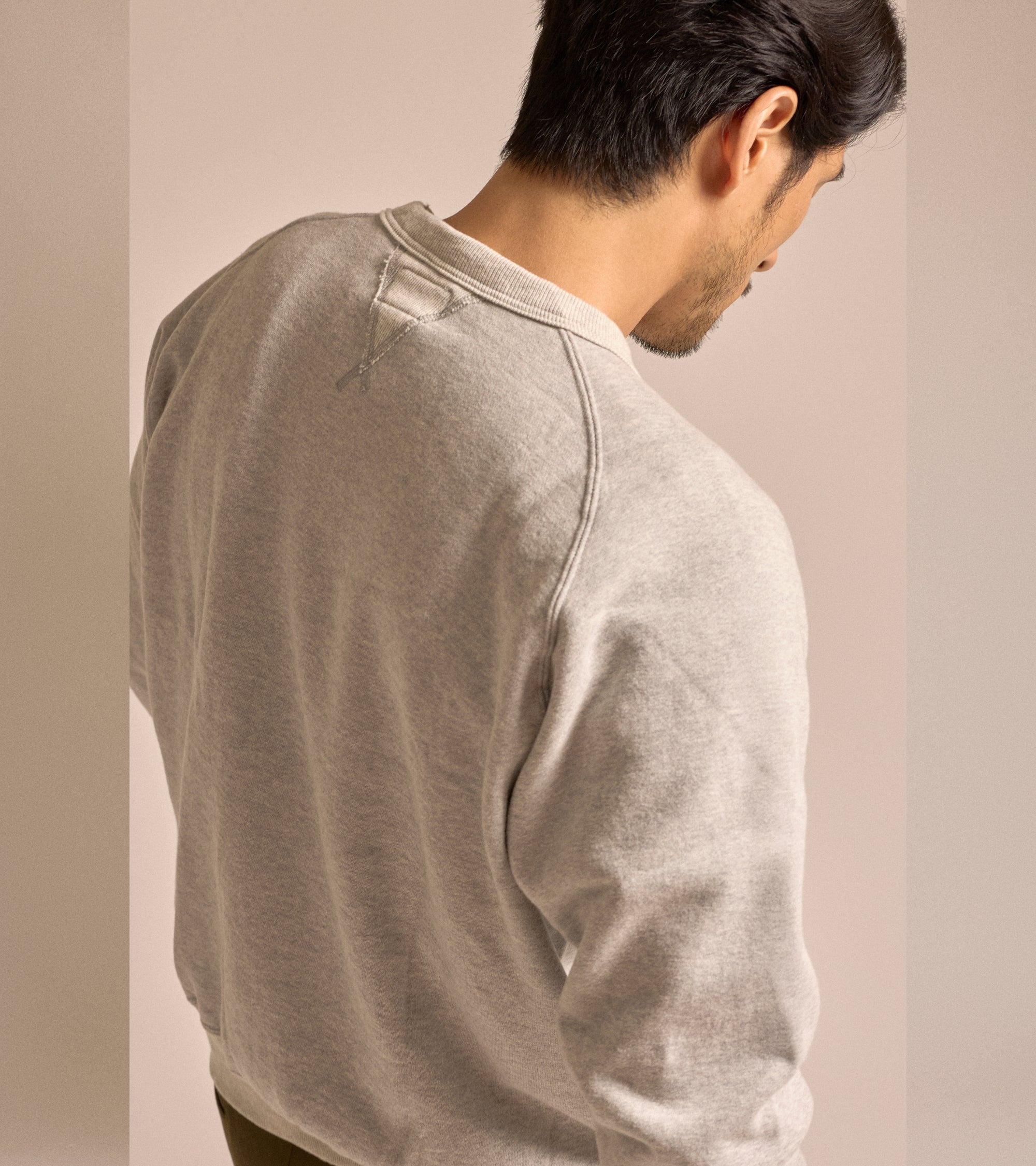Sunray Sportswear Puamana Raglan Cotton Sweatshirt: Hambledon Grey