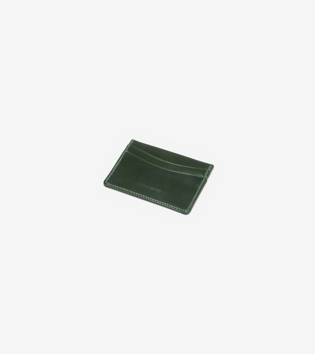 Beorma Slim Bridle Leather Card Case: Green