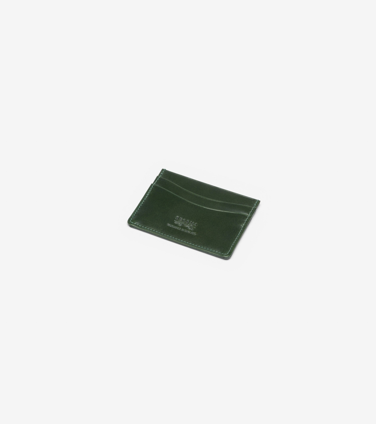 Beorma Slim Bridle Leather Card Case: Green
