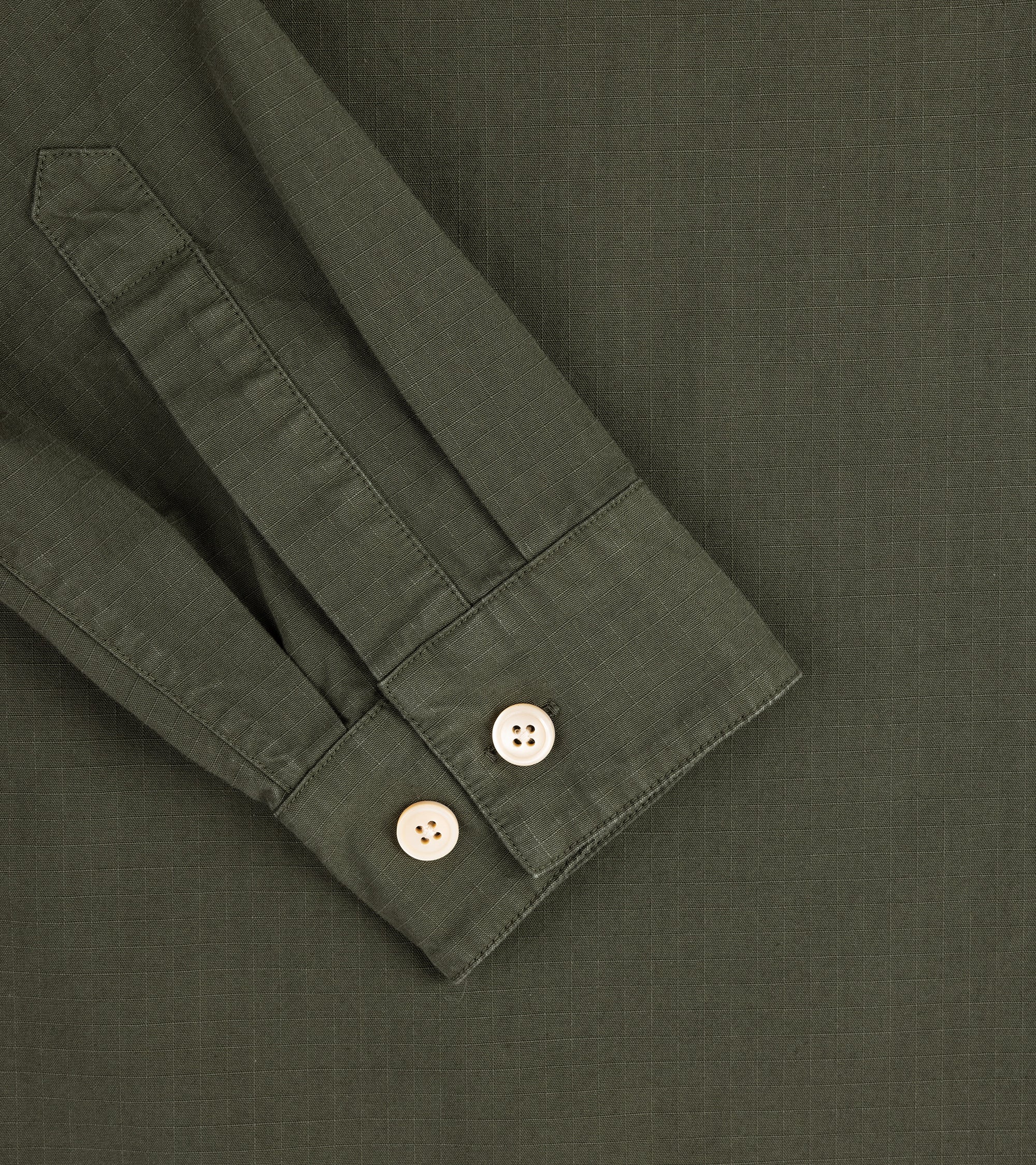 A Kind of Guise Chao Cotton Fishermen's Half Zip Shirt: Dark Woods