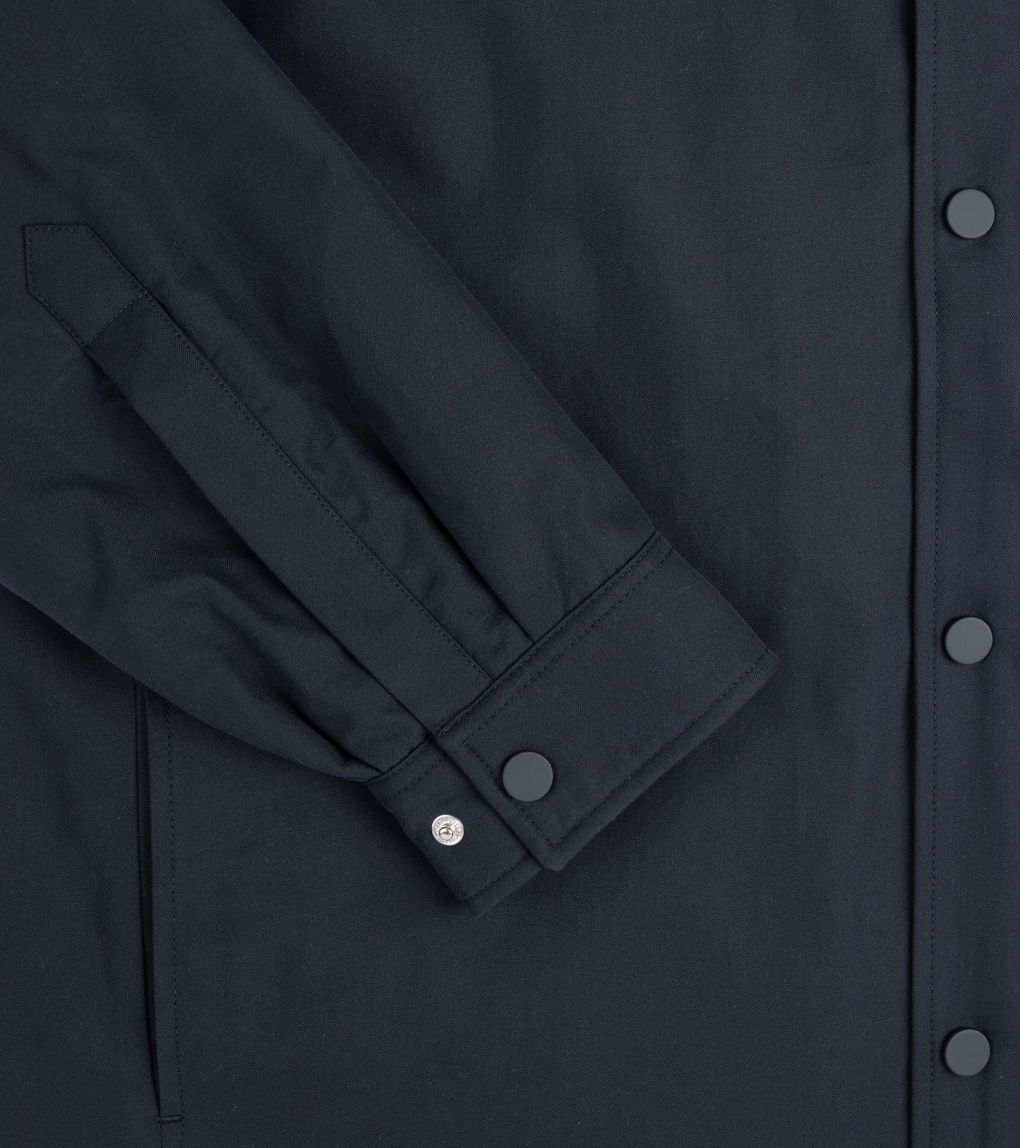 A Kind of Guise Olkay Quilted Overshirt: Navy