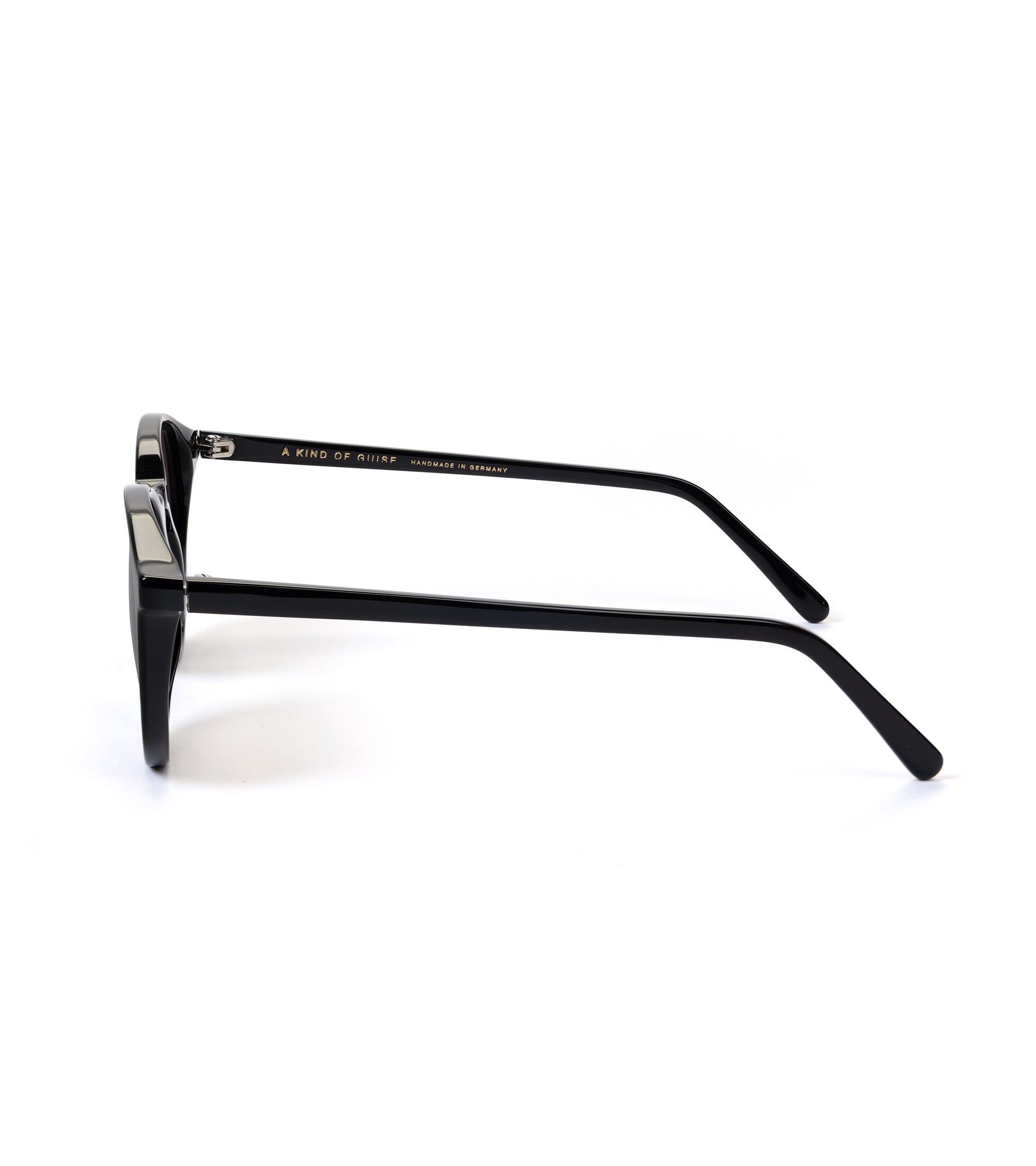 A Kind of Guise Palermo Grande Sunglasses: Solid Black/Dark Grey
