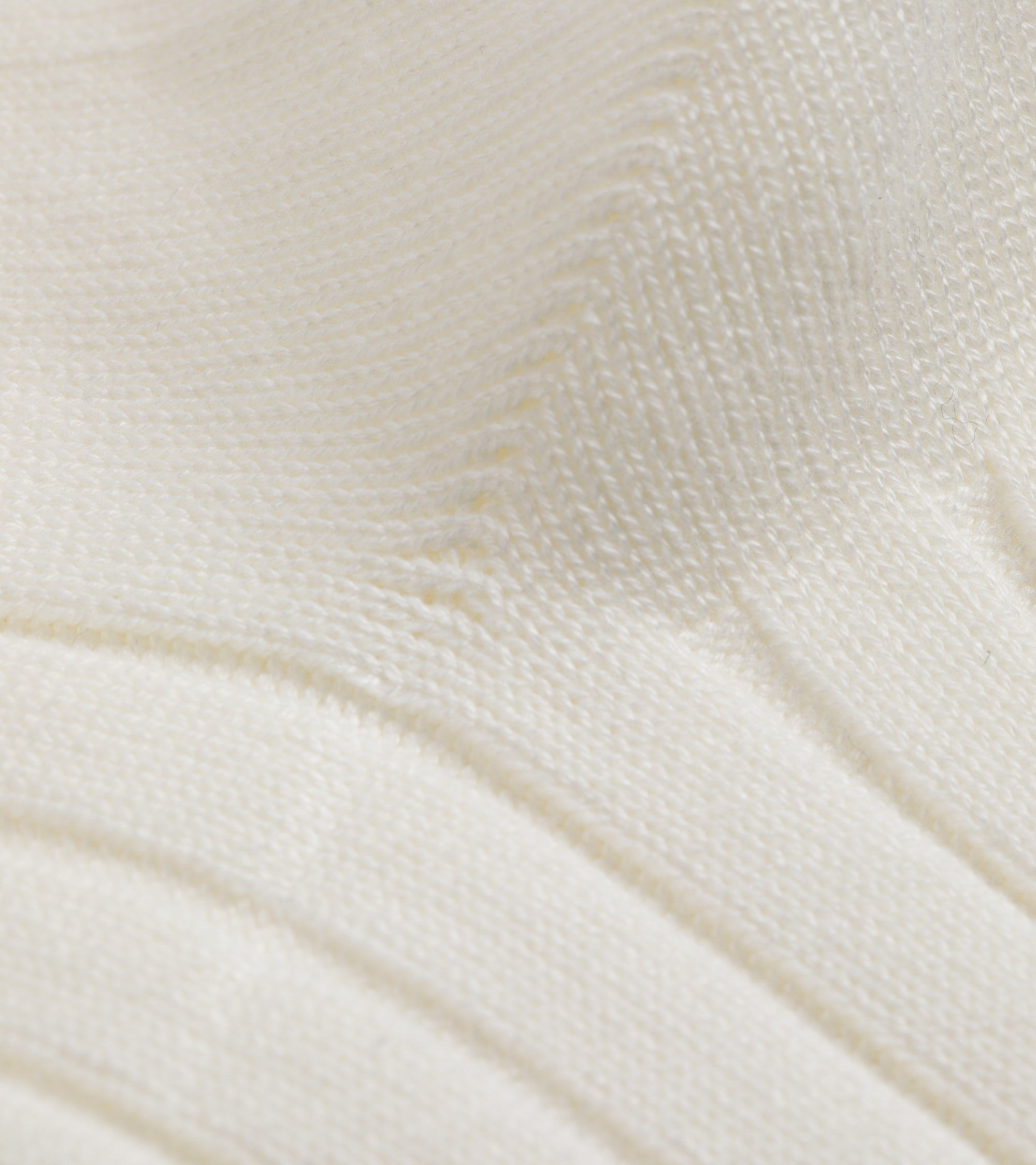 Anonymous Ism Bold Rib Crew Socks: Off White