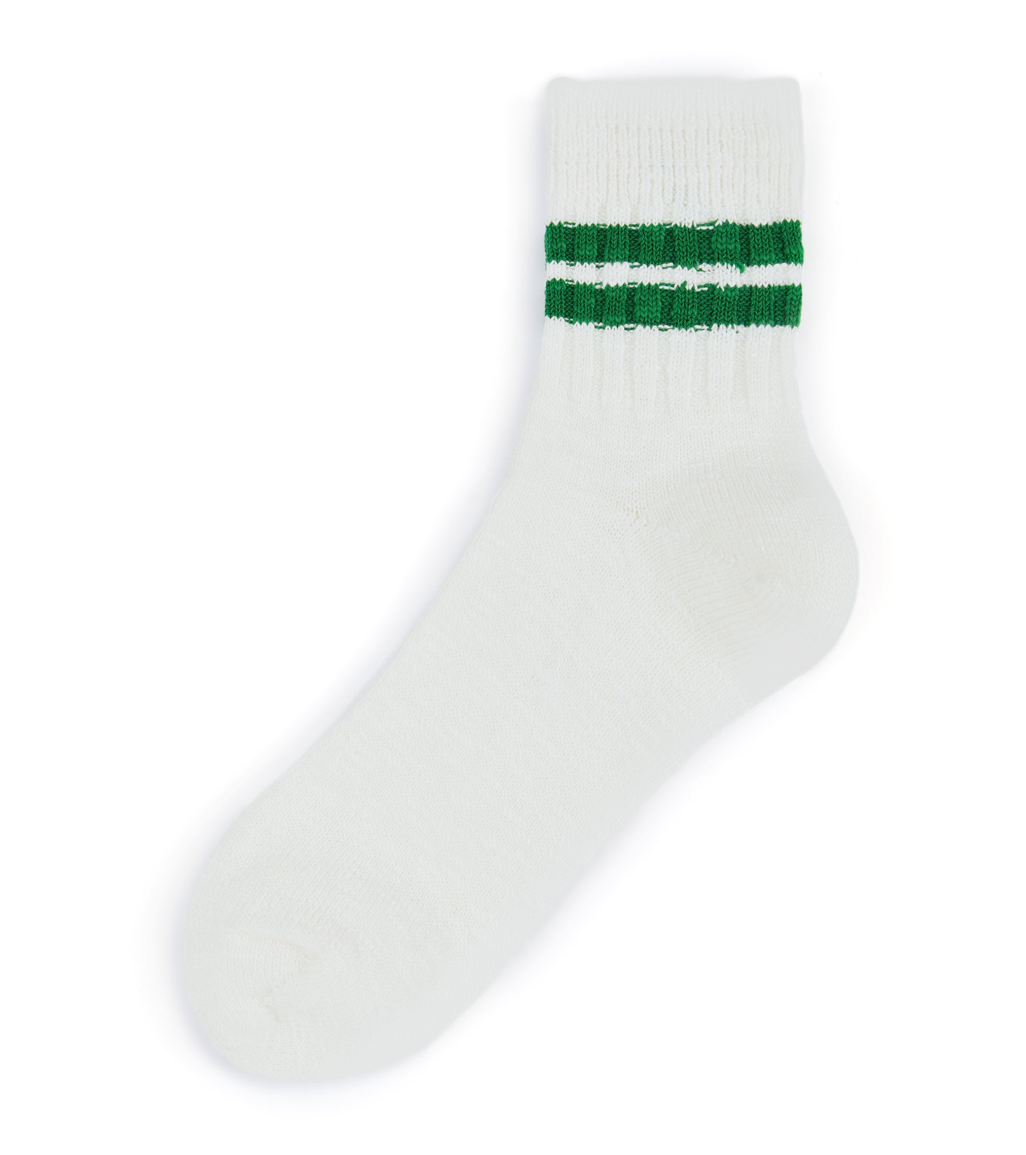 Anonymous Ism Slub Line Q Socks: Moss