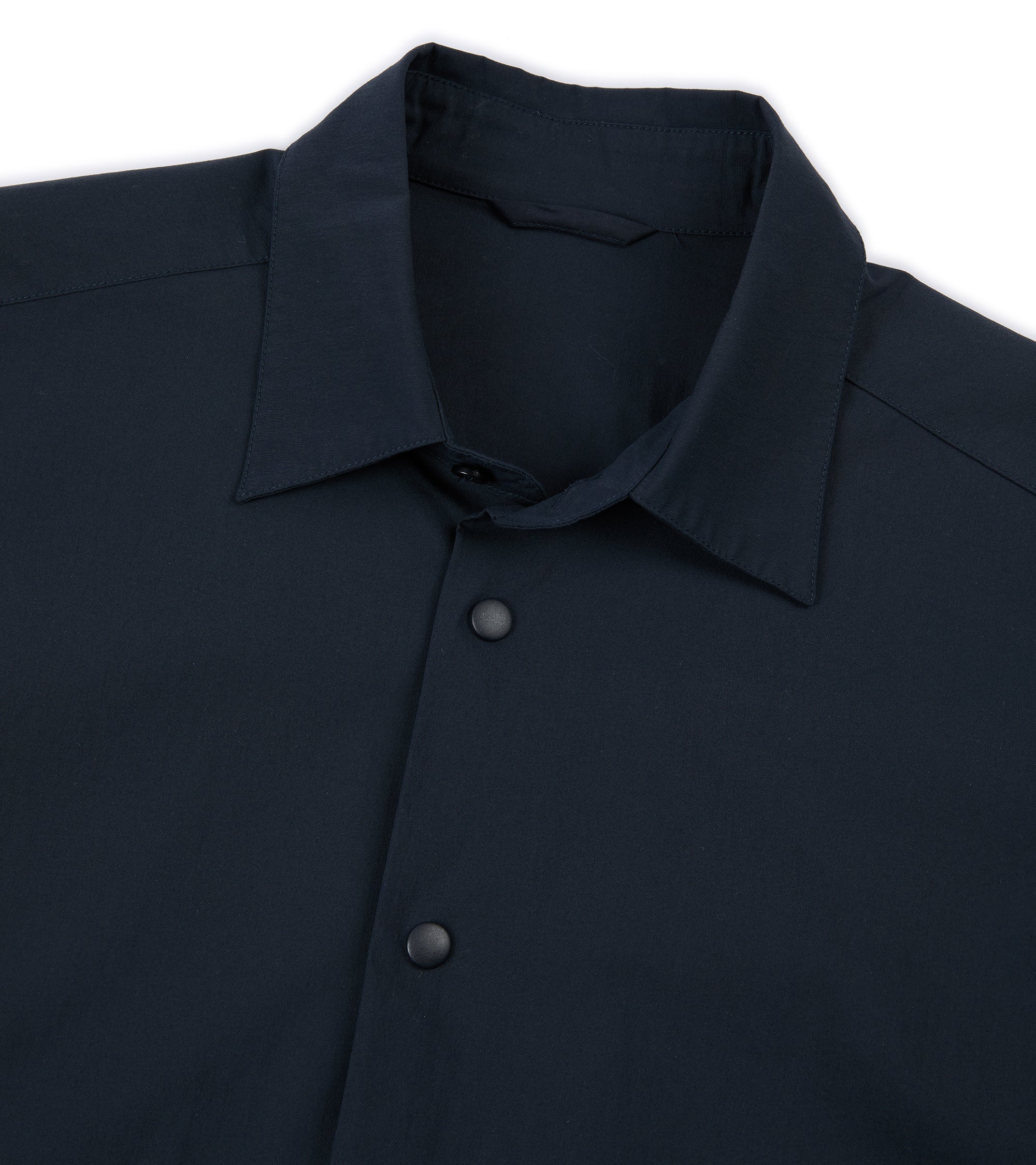 Aspesi Cotton Poplin Overshirt: Navy
