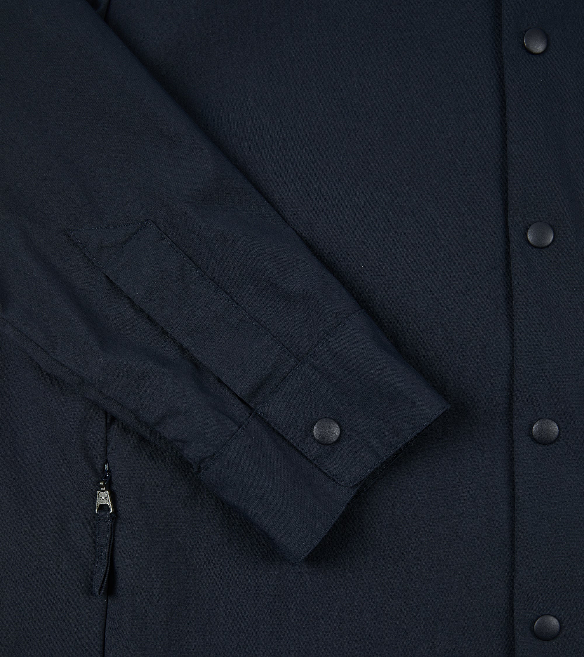 Aspesi Cotton Poplin Overshirt: Navy