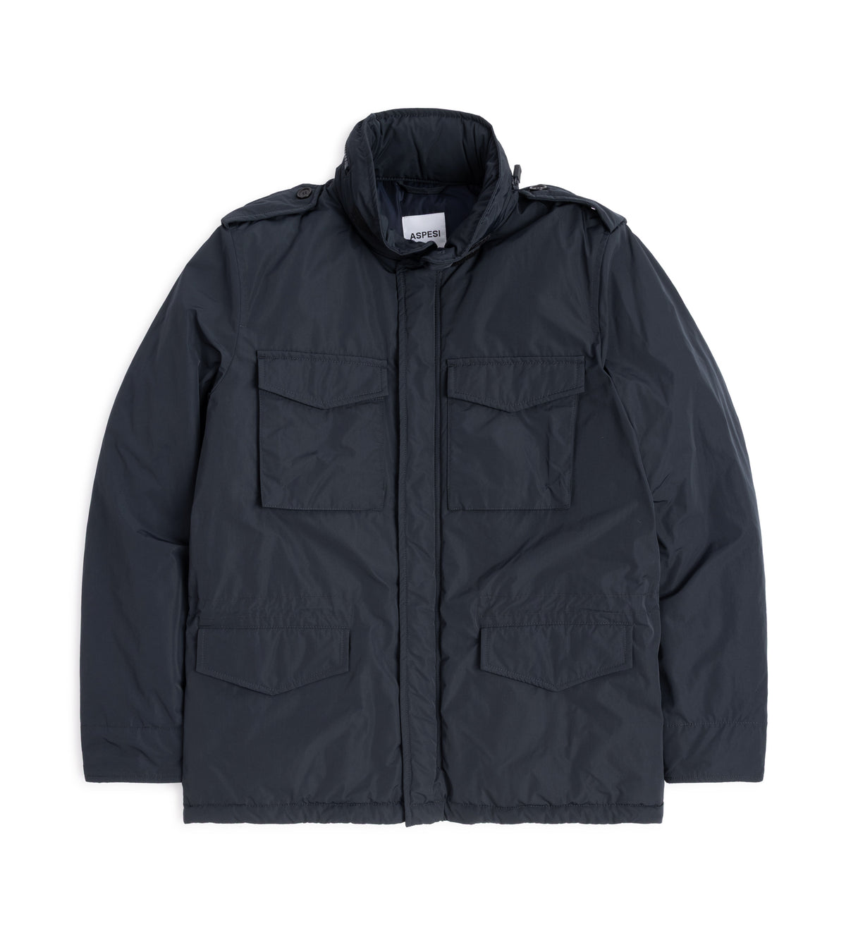 Aspesi Minifield Nylon Padded Field Jacket: Navy