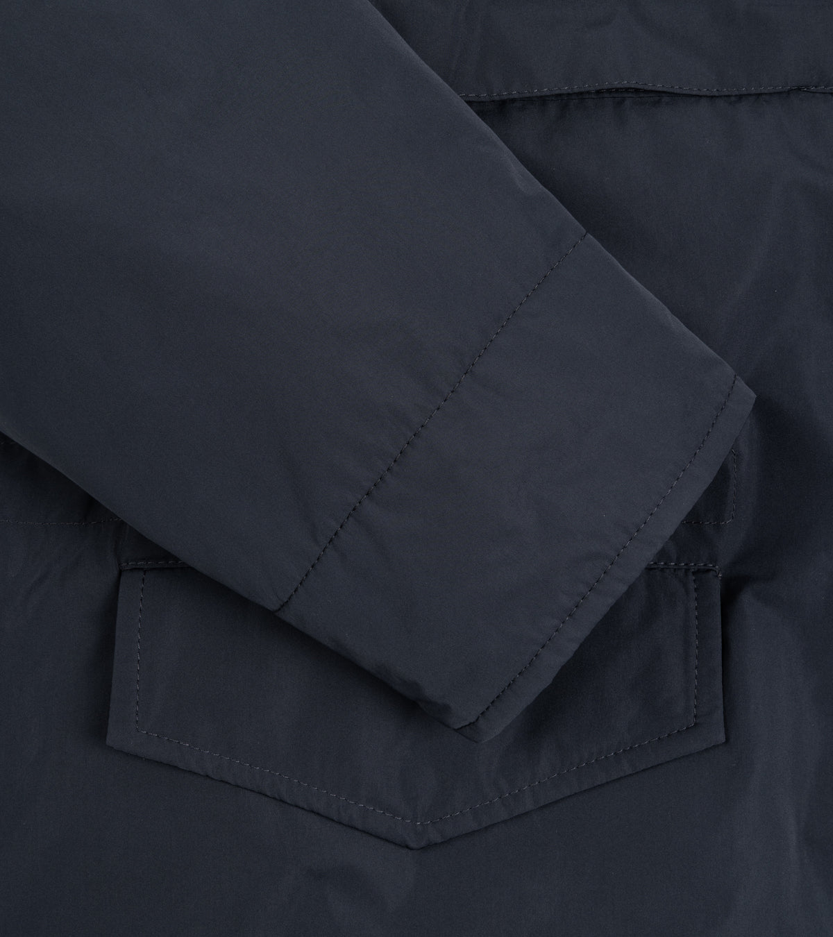 Aspesi Minifield Nylon Padded Field Jacket: Navy