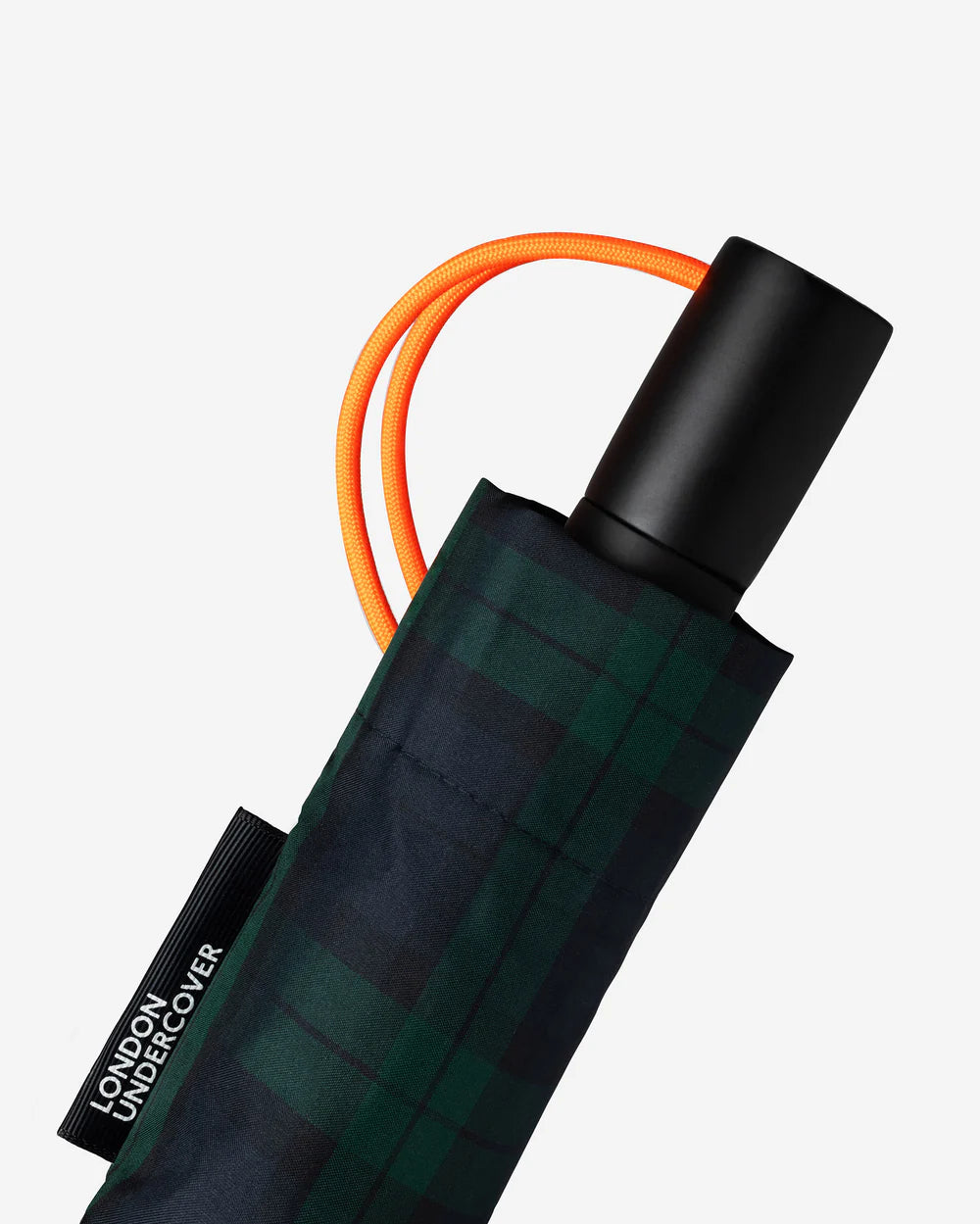 London Undercover Auto Push Button Compact Umbrella: Blackwatch