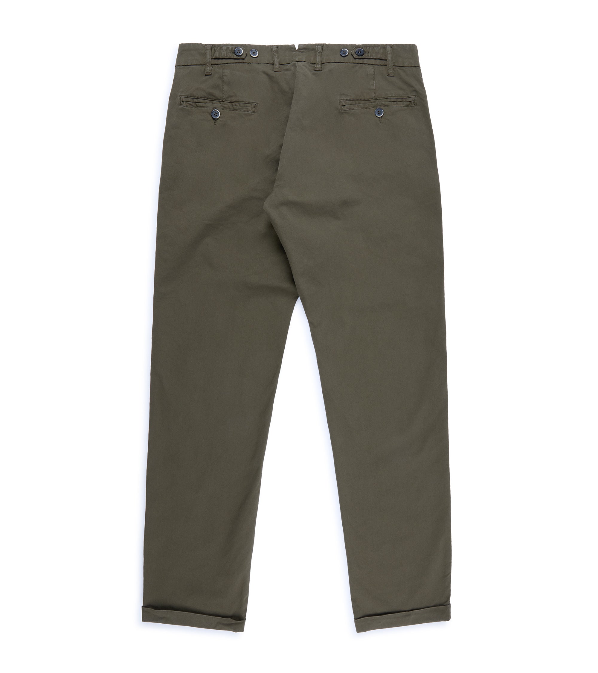 Barena Rampin Trevo Cotton Twill Trousers: Army