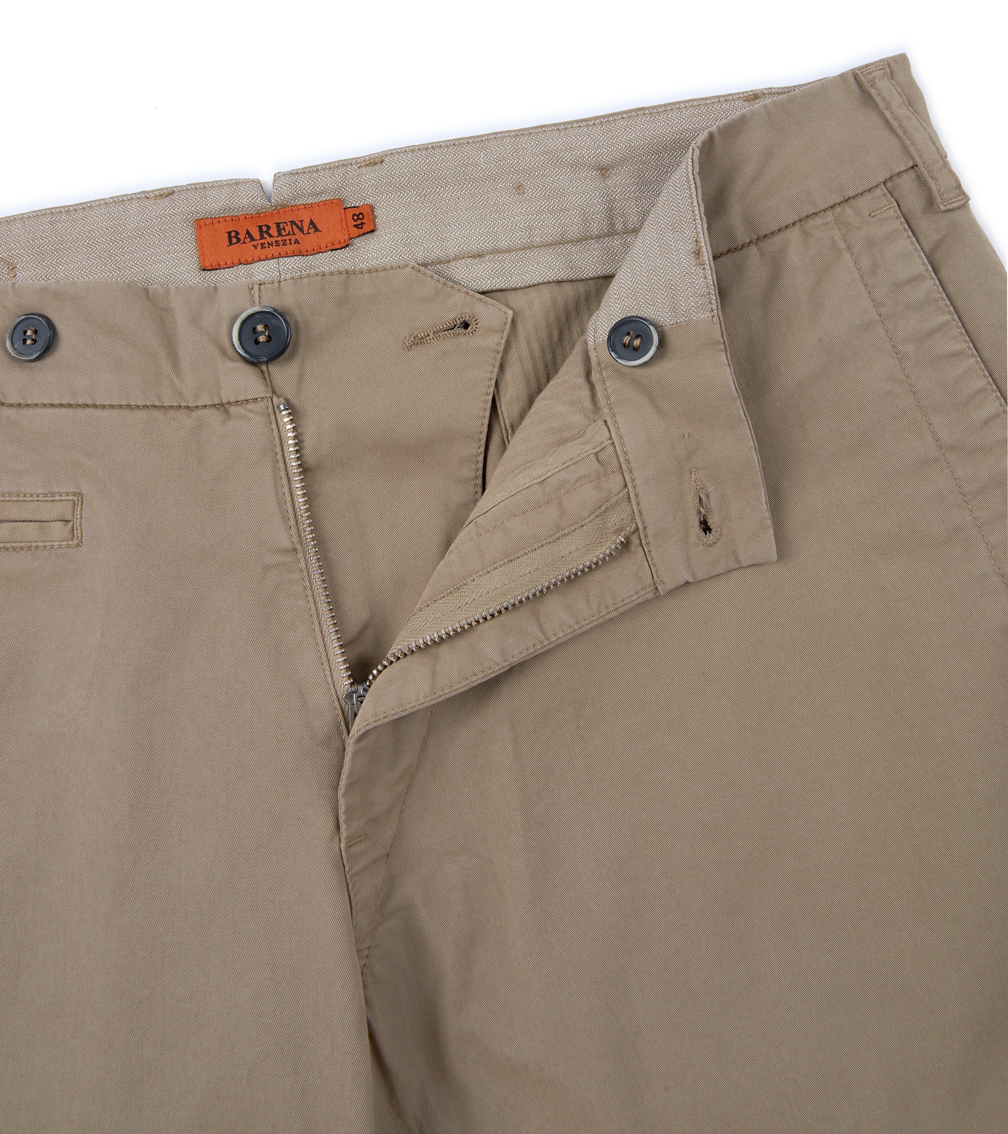 Barena Rampin Trevo Cotton Twill Trousers: Tan