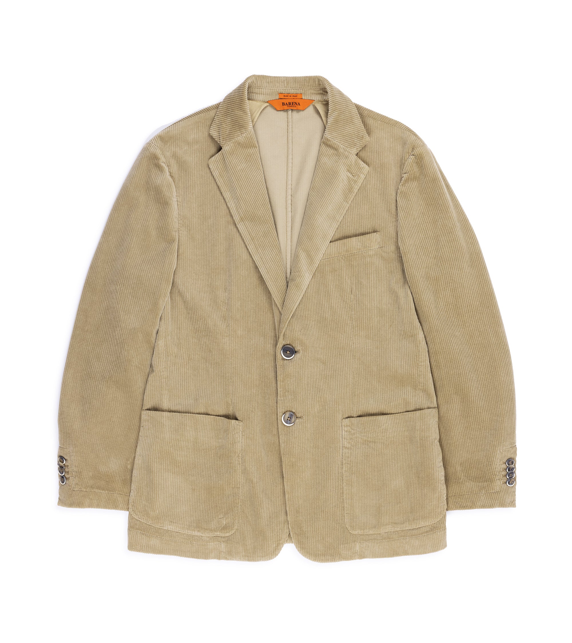 Barena Borgo Cortivo Cotton Corduroy Jacket: Putty
