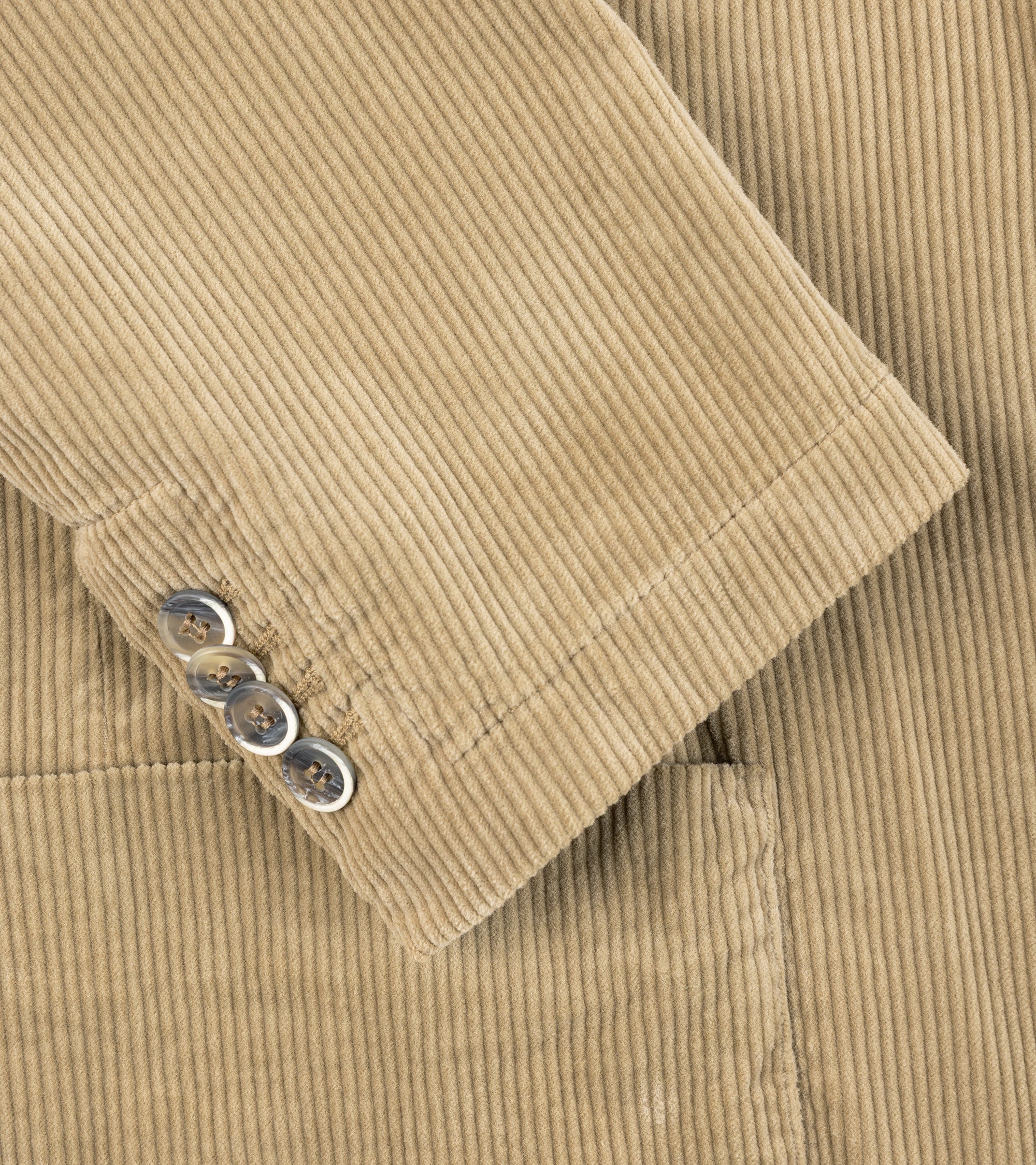 Barena Borgo Cortivo Cotton Corduroy Jacket: Putty