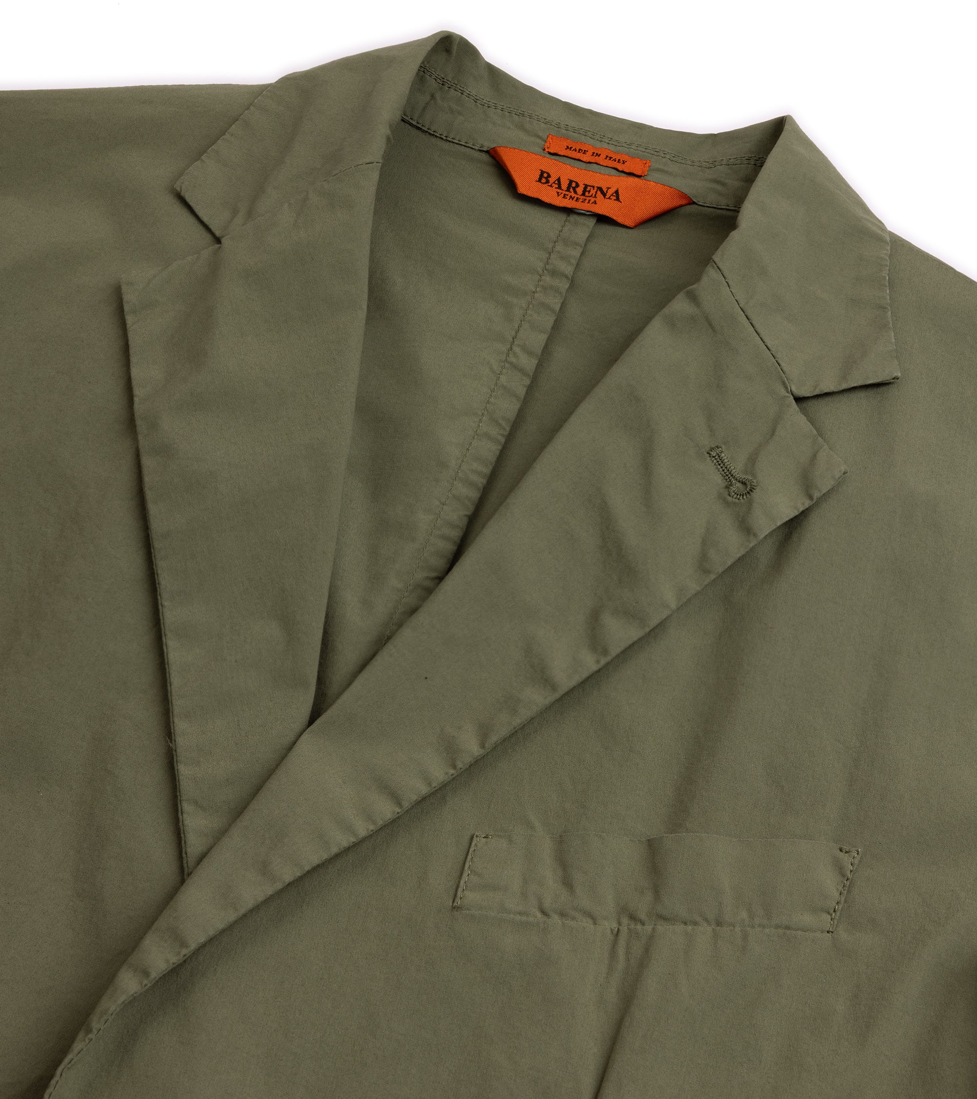 Barena Borgo Pavion Cotton Jacket: Olive