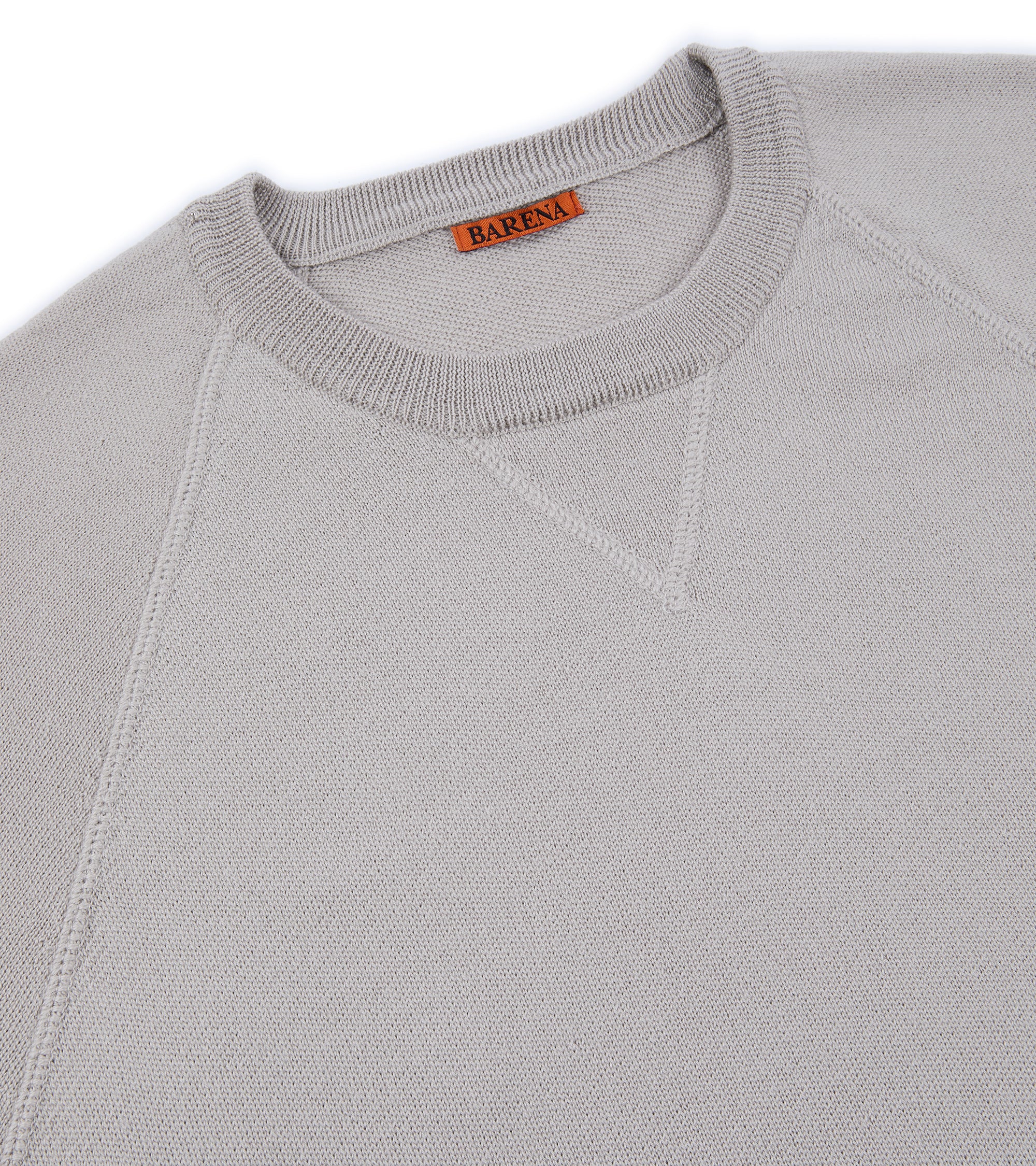 Barena Griego Basilio Merino Knit Sweatshirt: Grey