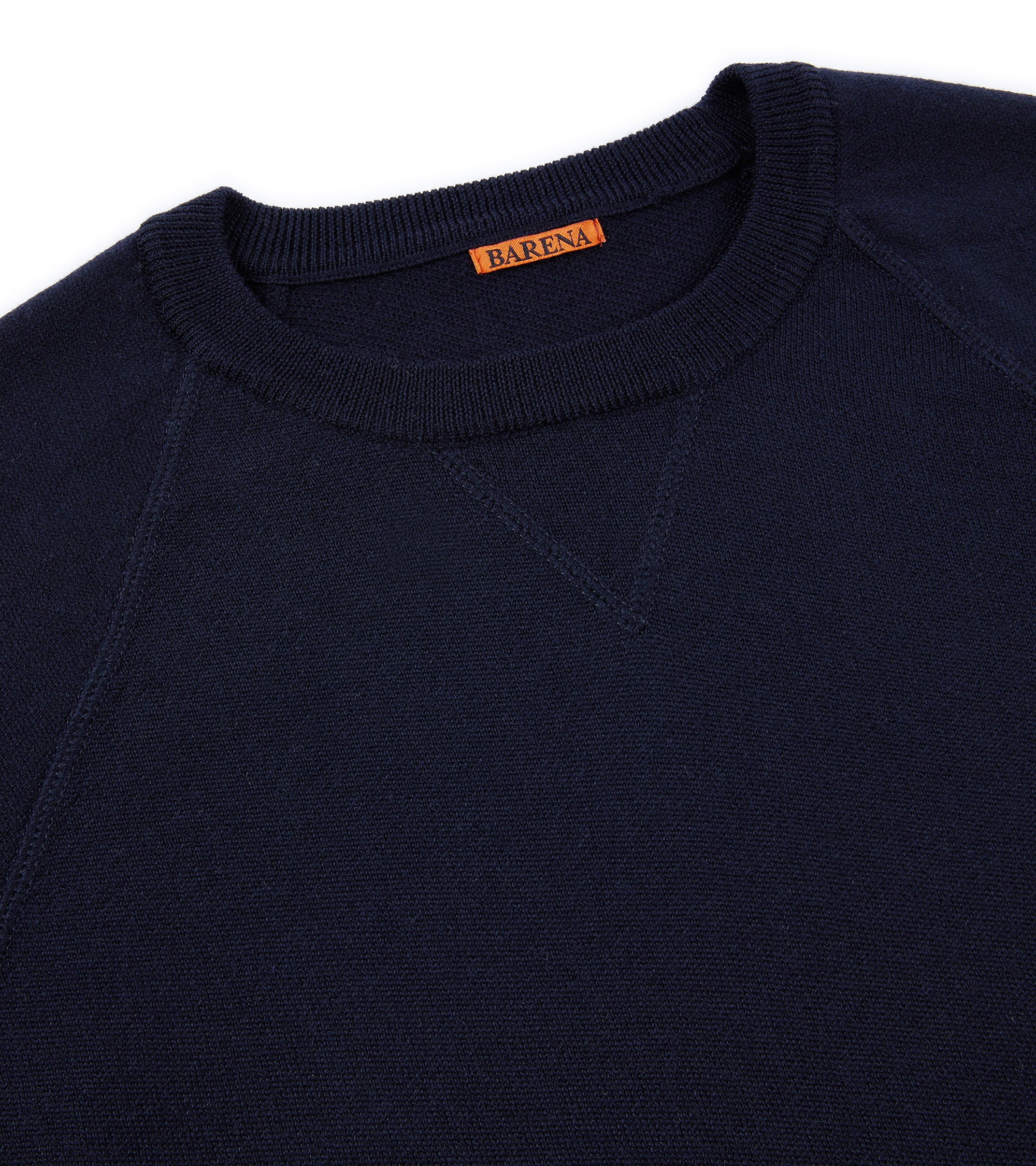 Barena Griego Basilio Merino Knit Sweatshirt: Navy