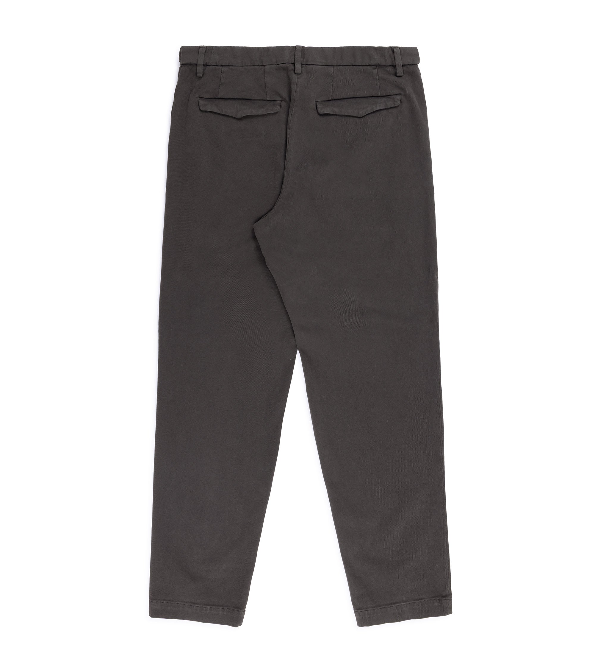 Barena Masco Mante Cotton Twill Trousers: Brown
