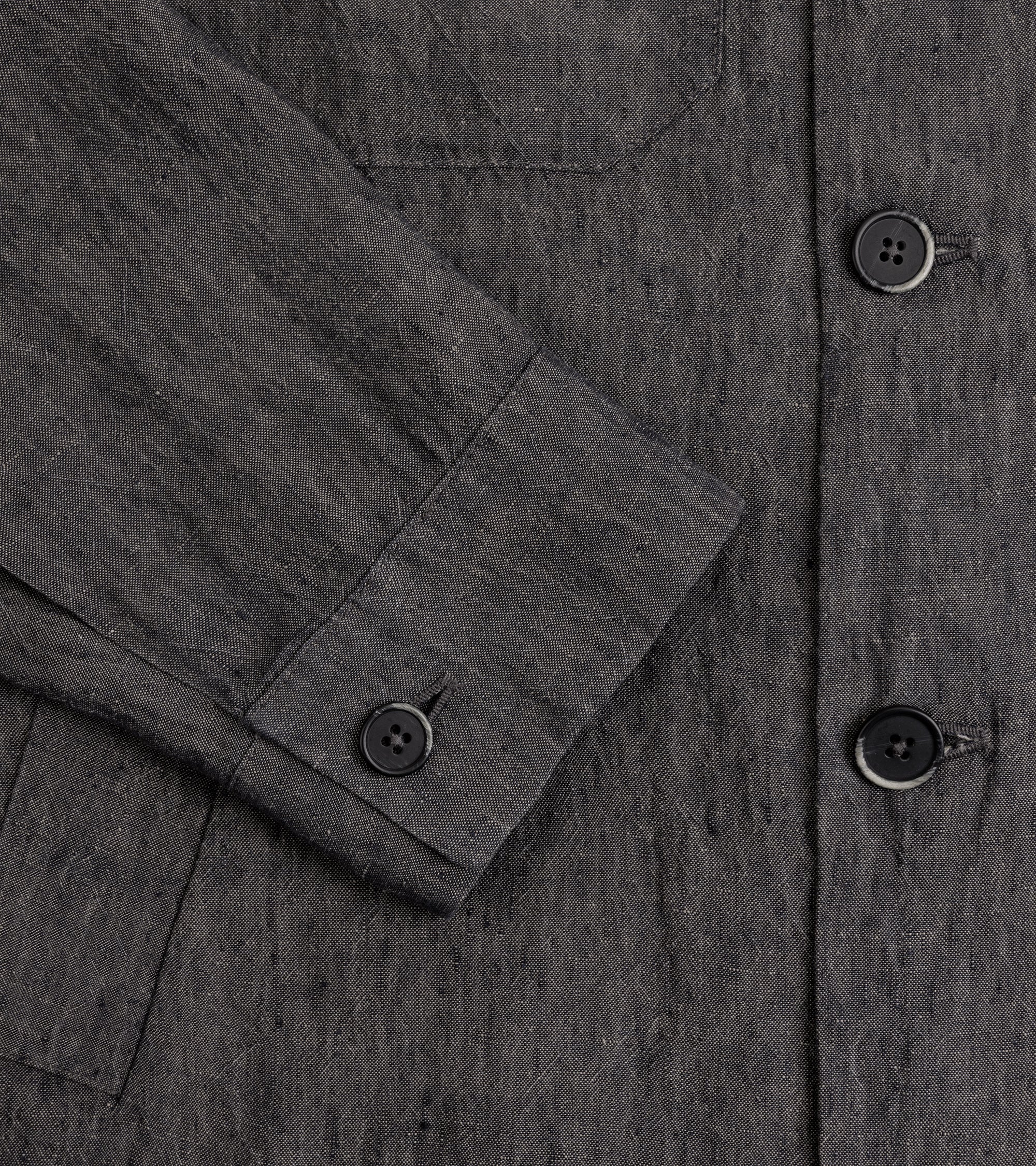 Barena Ravel Marte Linen Shirt Jacket: Navy