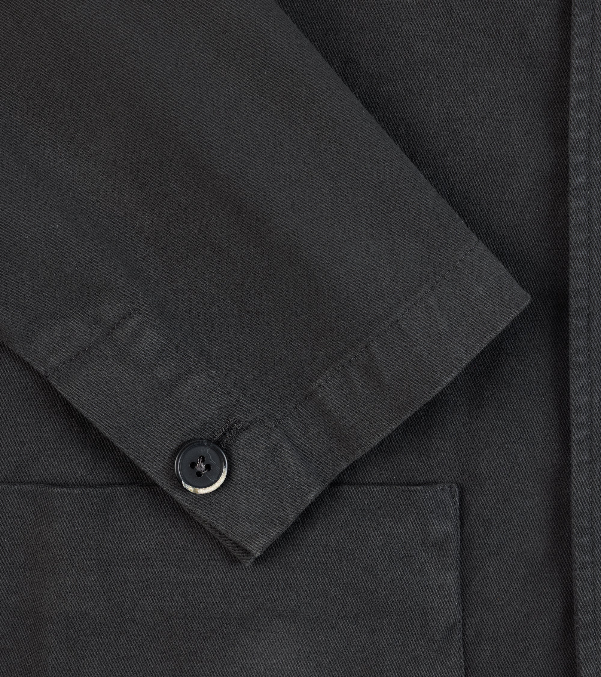 Barena Visal Mante Cotton Twill Overshirt: Lead