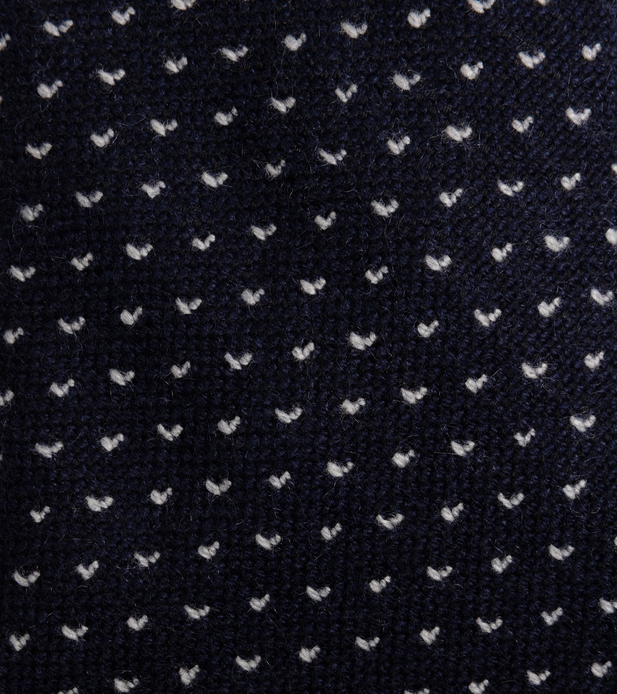 Bigi for Trunk Cashmere Chevron Tie: Navy