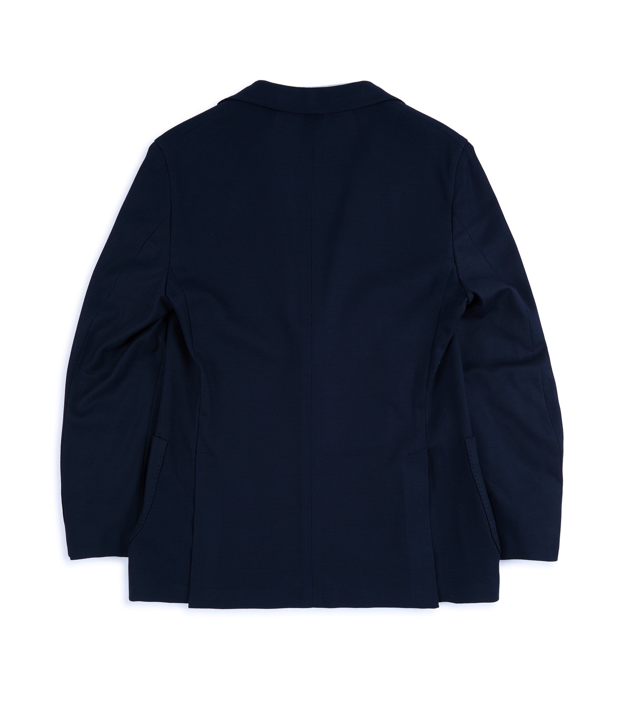 Boglioli Cotton Jersey Hopsack K Jacket: Navy