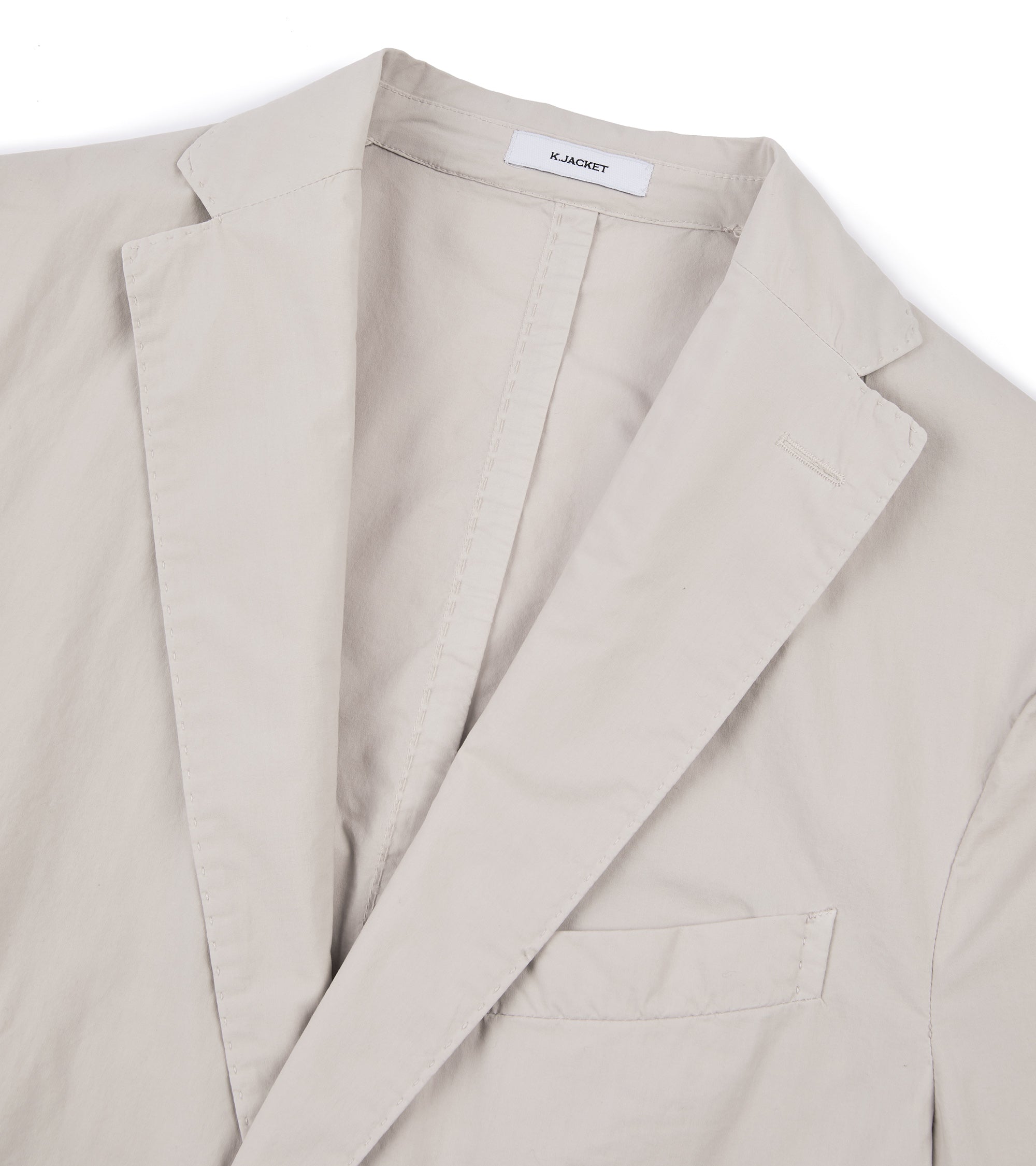 Boglioli Paper Cotton K Jacket: Chalk