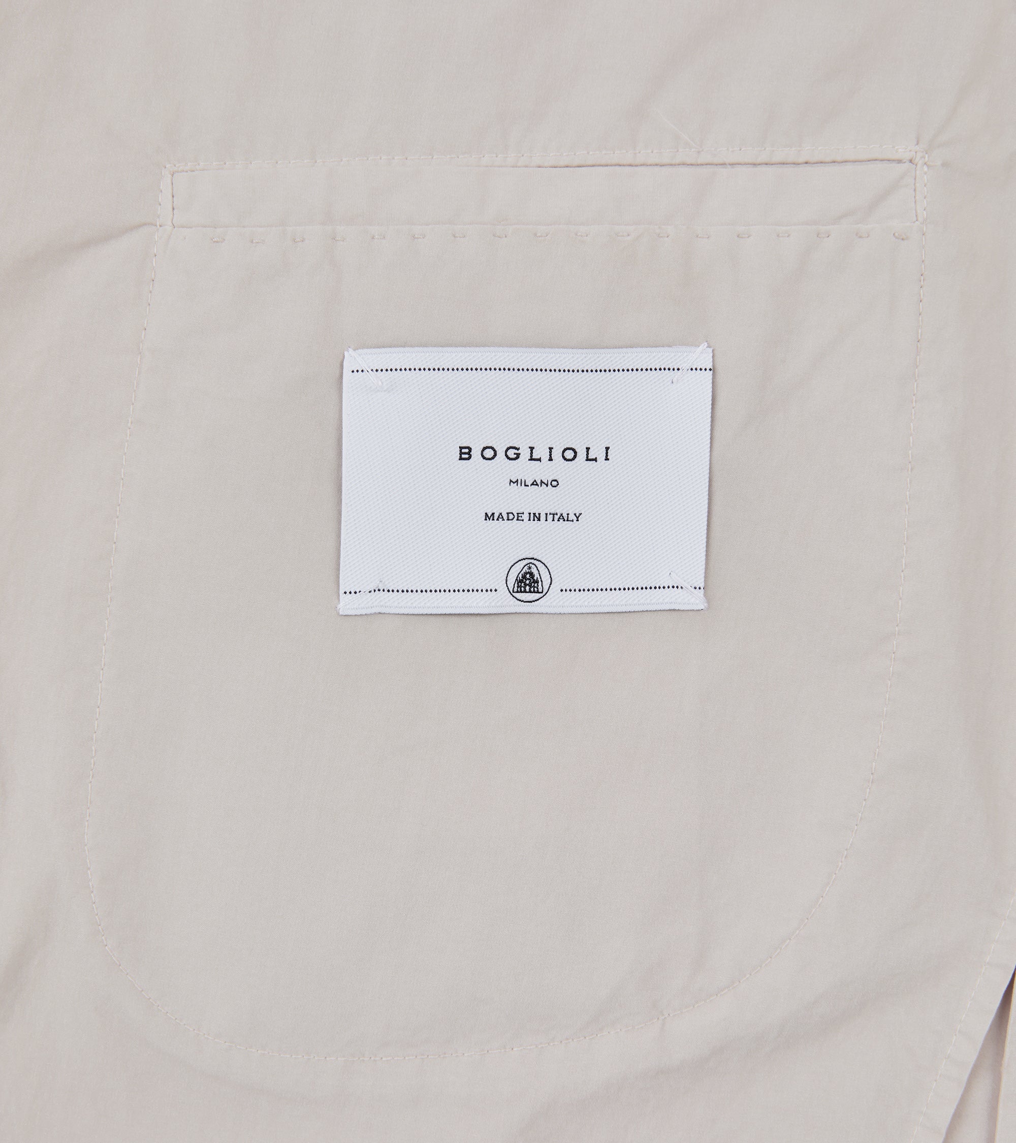 Boglioli Paper Cotton K Jacket: Chalk