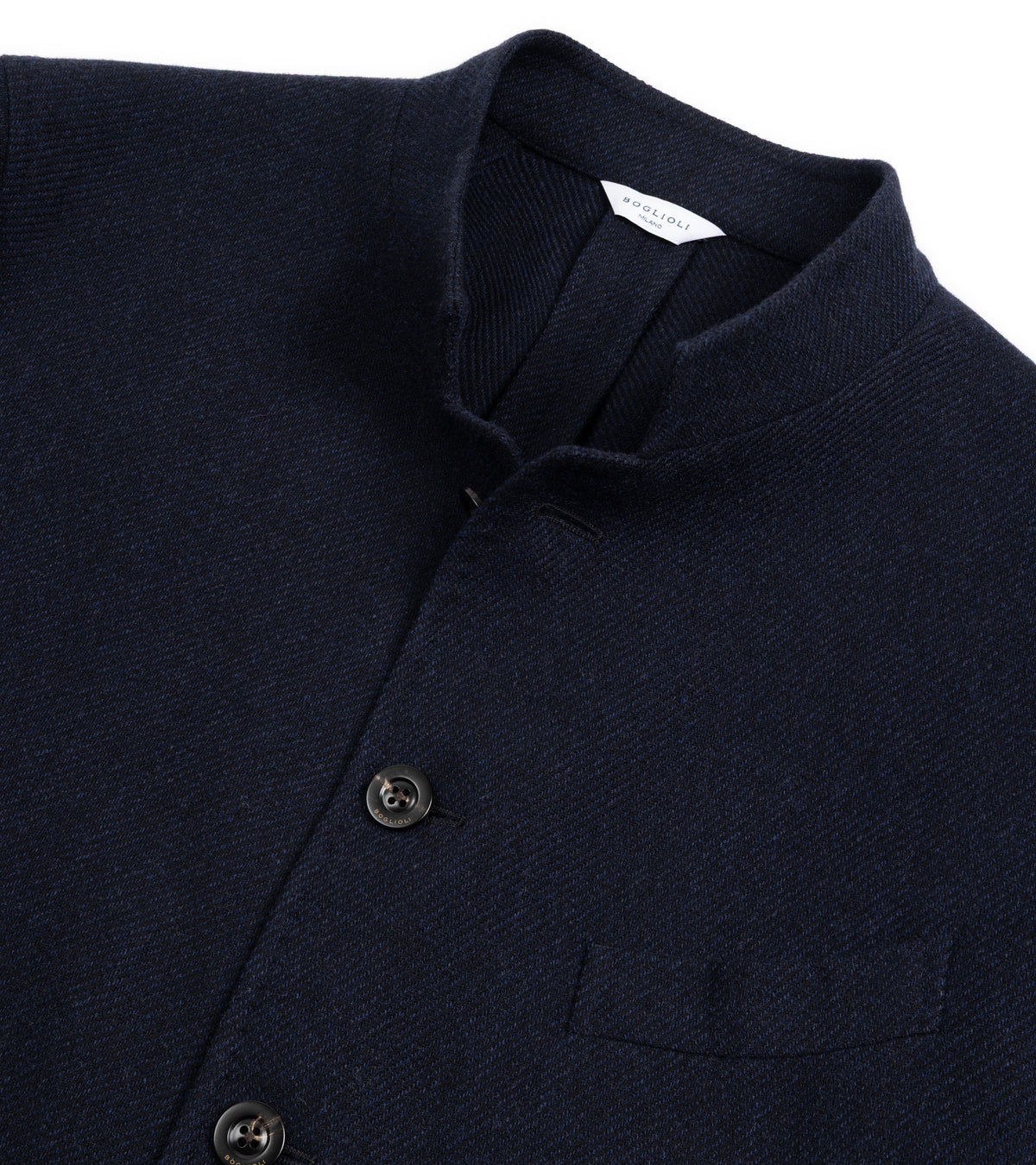 Boglioli Wool Cashmere Twill Gassman Jacket: Navy