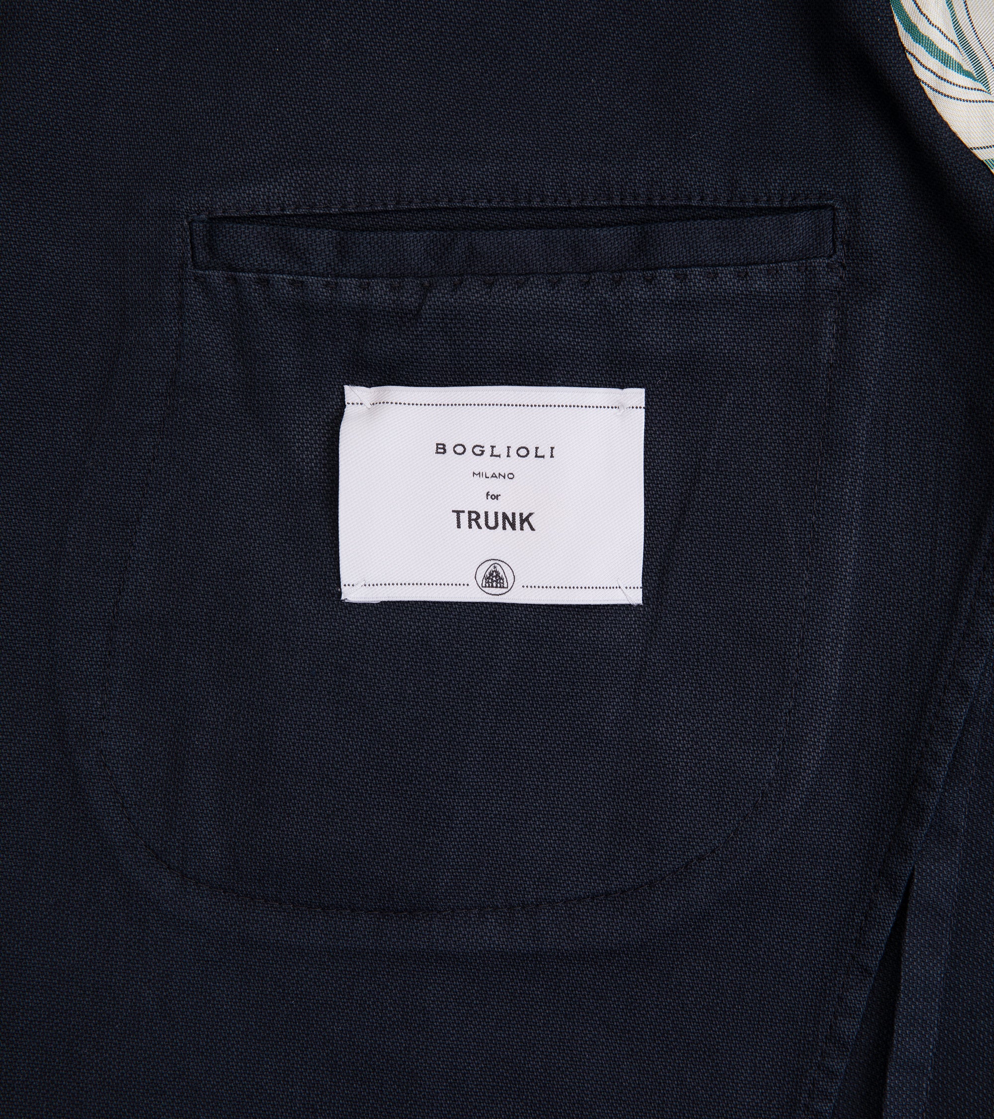 Boglioli for Trunk Cotton Pique K Jacket: Navy