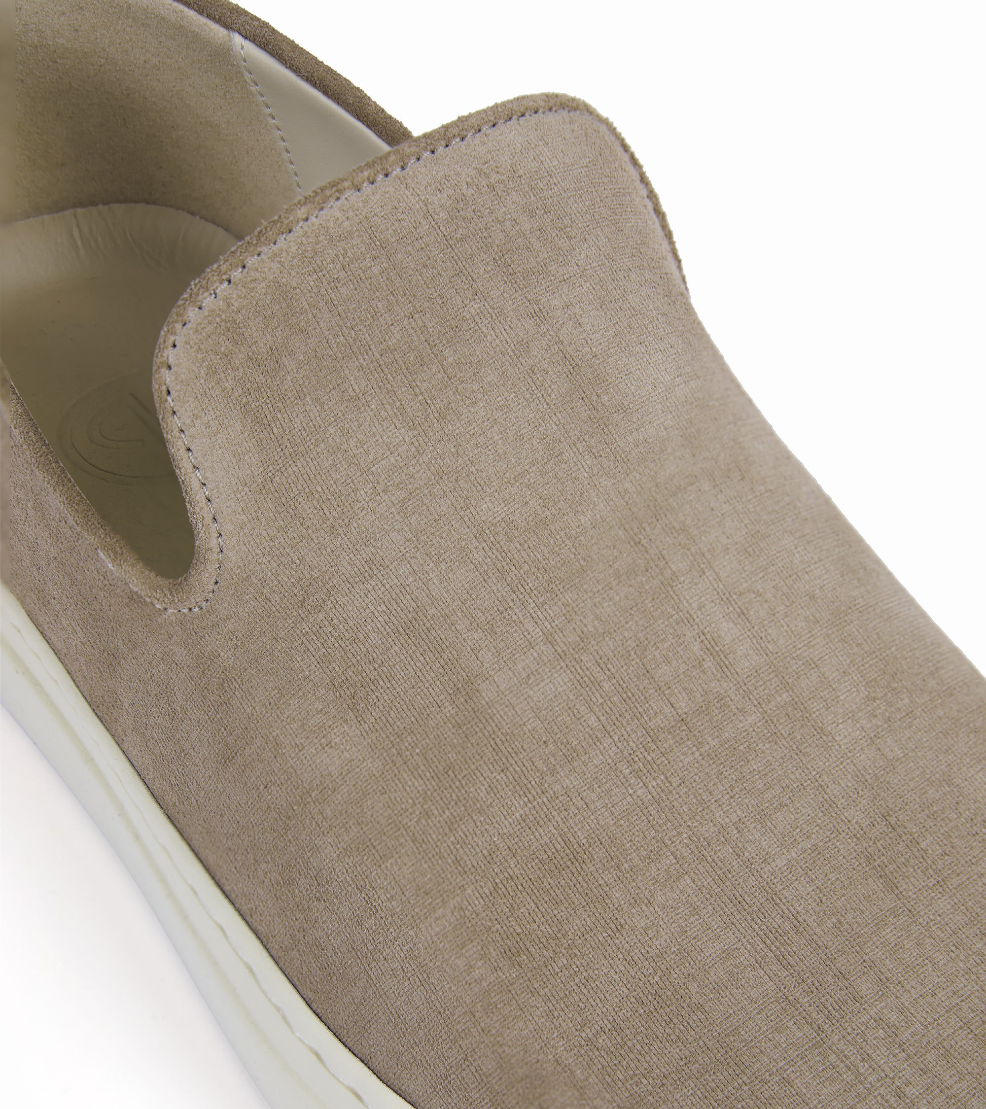 CQP Jetty Suede Slip-On Sneaker: Tabac