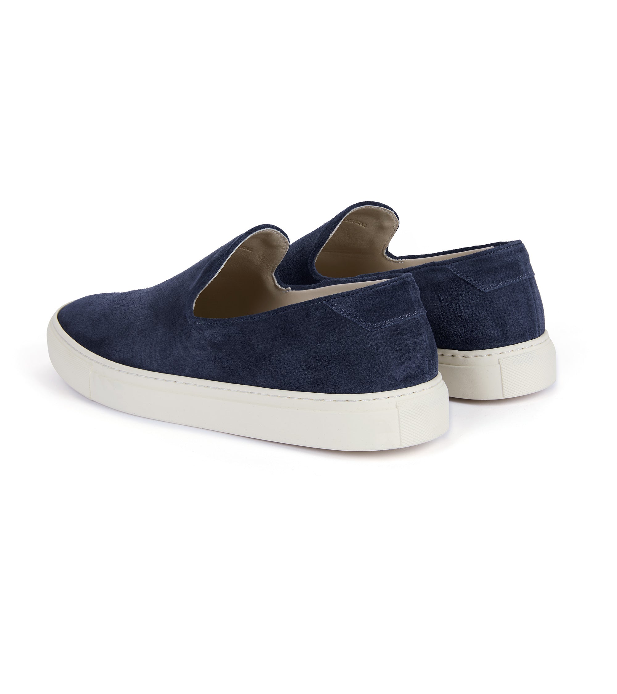 CQP Jetty Suede Slip-On Sneaker: Washed Navy