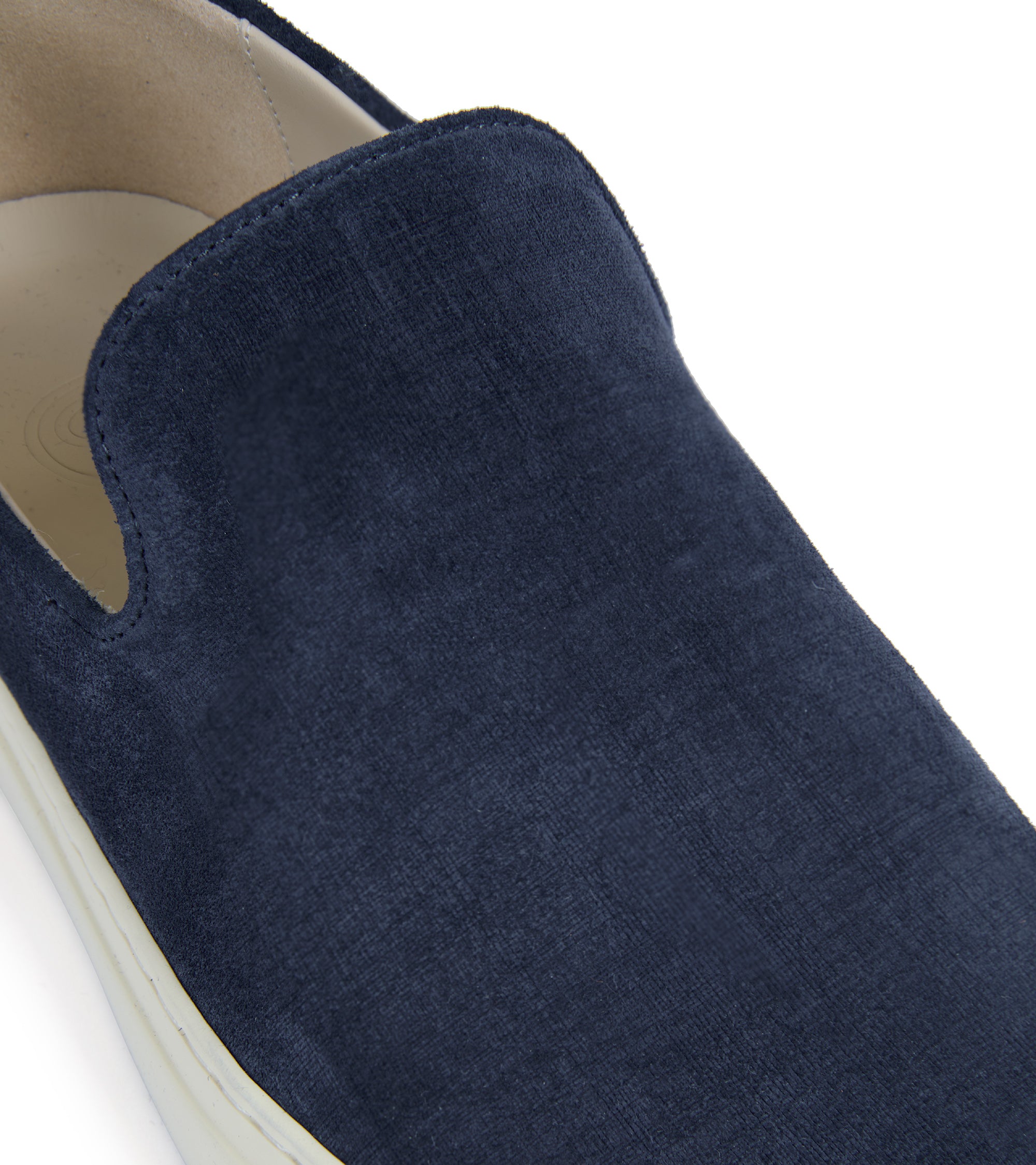 CQP Jetty Suede Slip-On Sneaker: Washed Navy