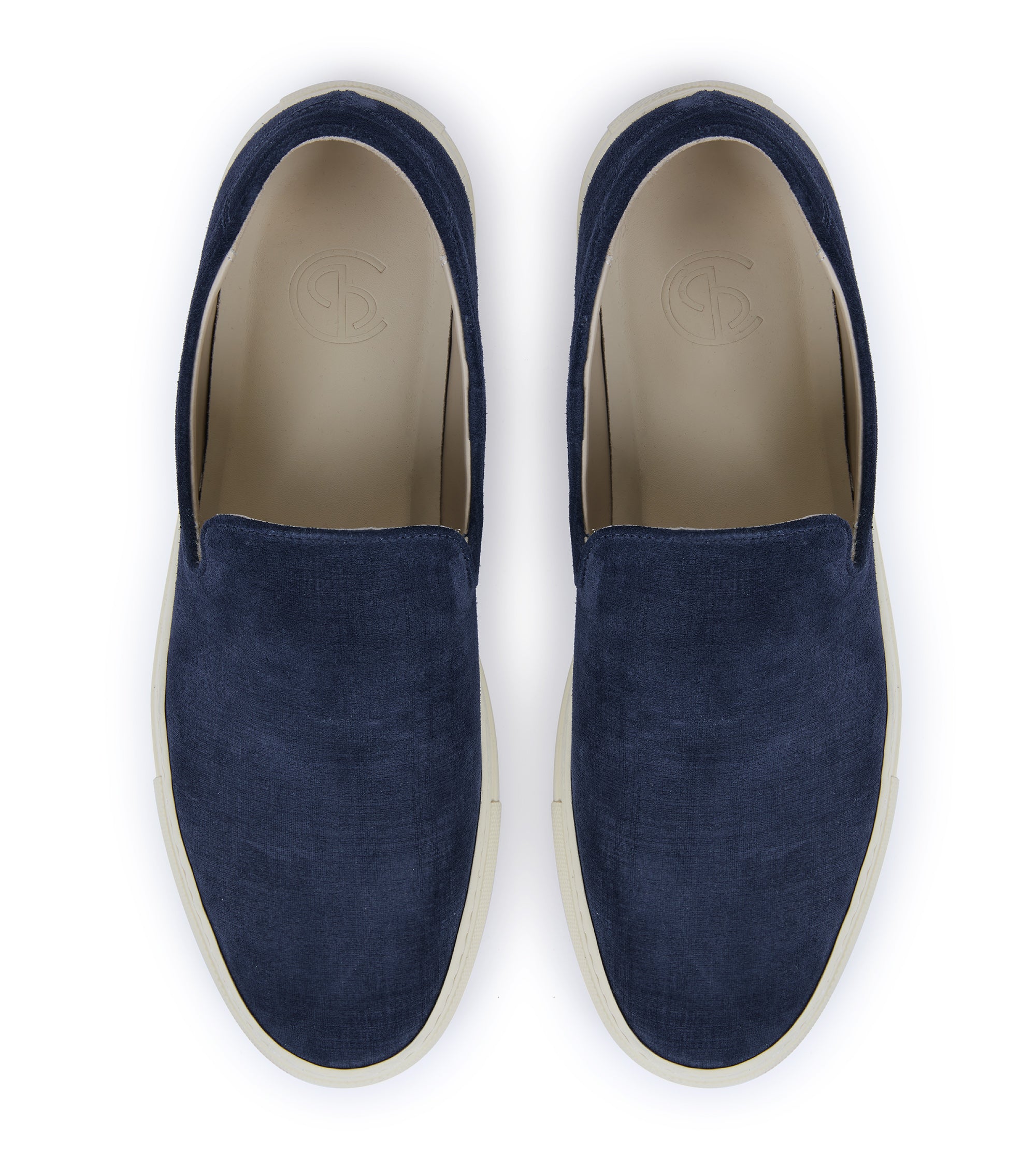CQP Jetty Suede Slip-On Sneaker: Washed Navy
