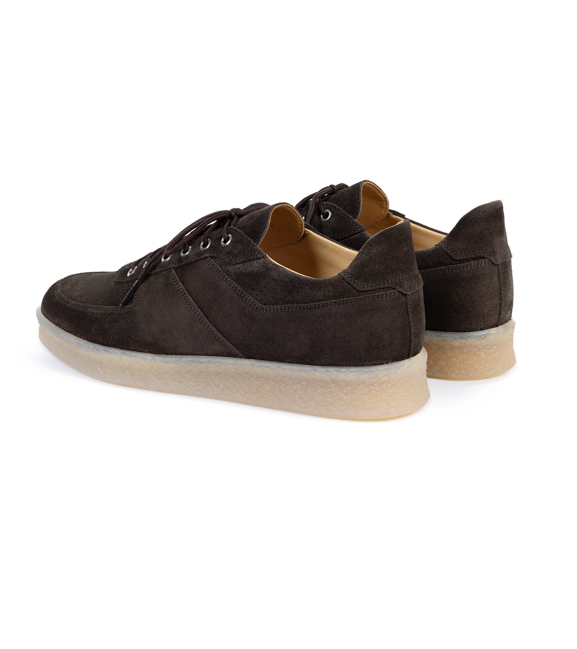 CQP Roamer Suede Sneaker: Chocolate