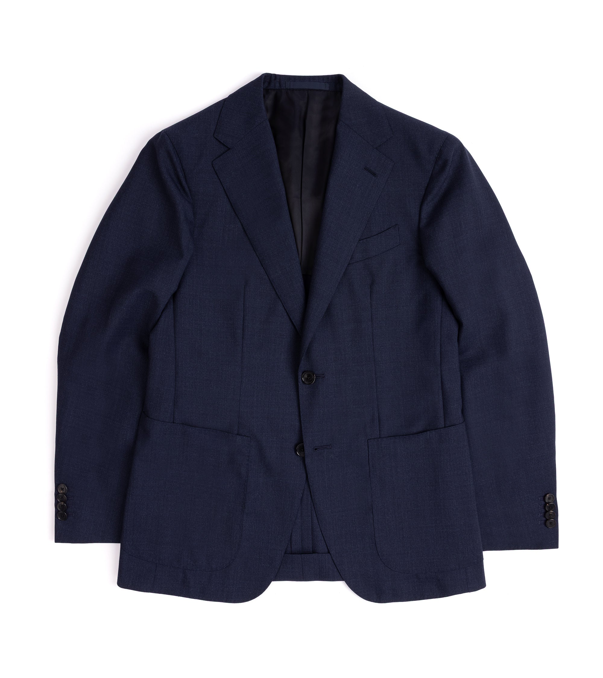新品 24AW CARUSO AIDA 2B ウール キャバリーツイル スーツ Caruso Aida 3-Ply Wool Canvas Suit: Navy