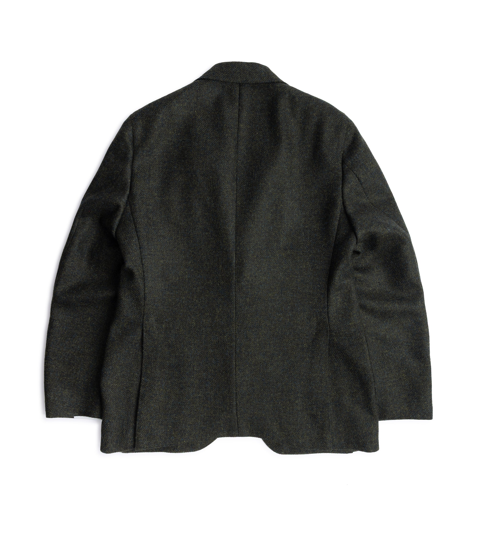 Caruso Aida English Shetland Wool Jacket: Green