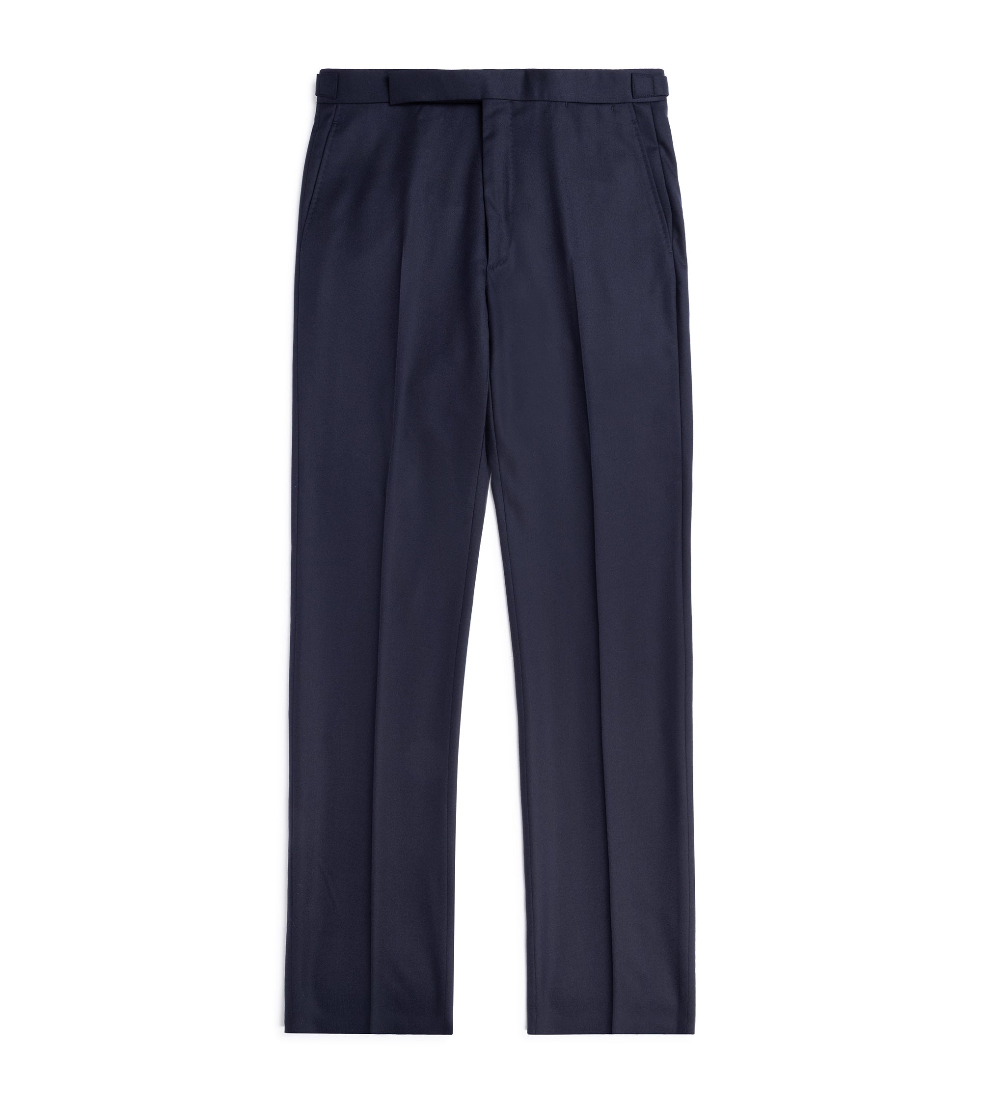 Caruso Superlight Wool Flannel Suit: Navy