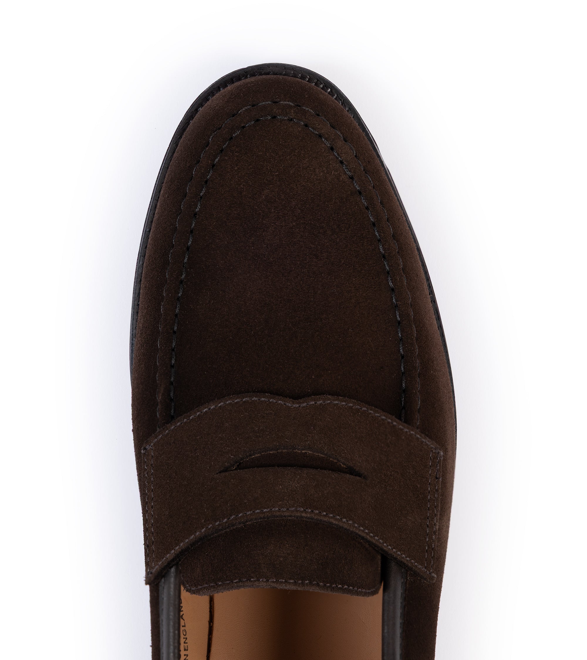 Crockett & Jones Boston Loafer: Dark Brown Suede
