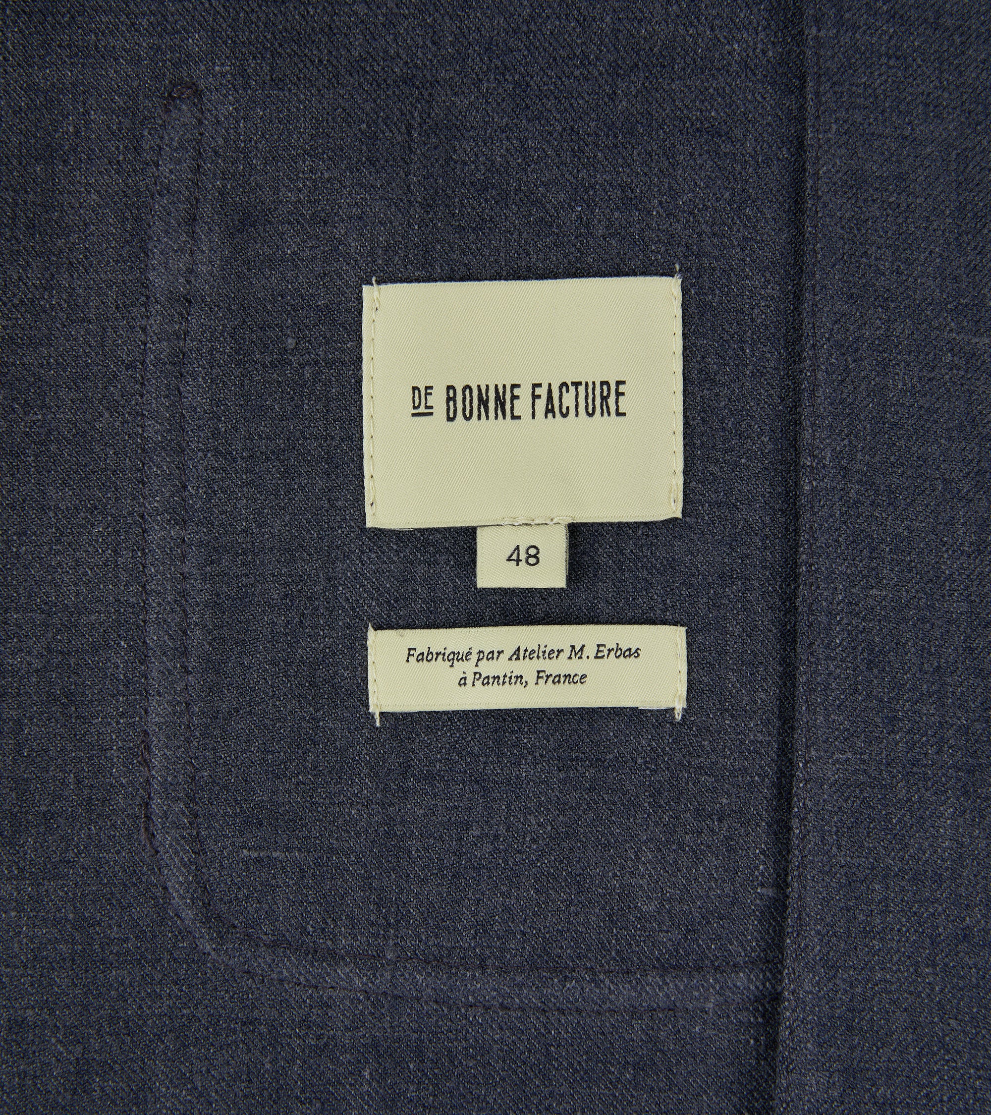 De Bonne Facture Wool Linen Traveler Jacket: Anthracite
