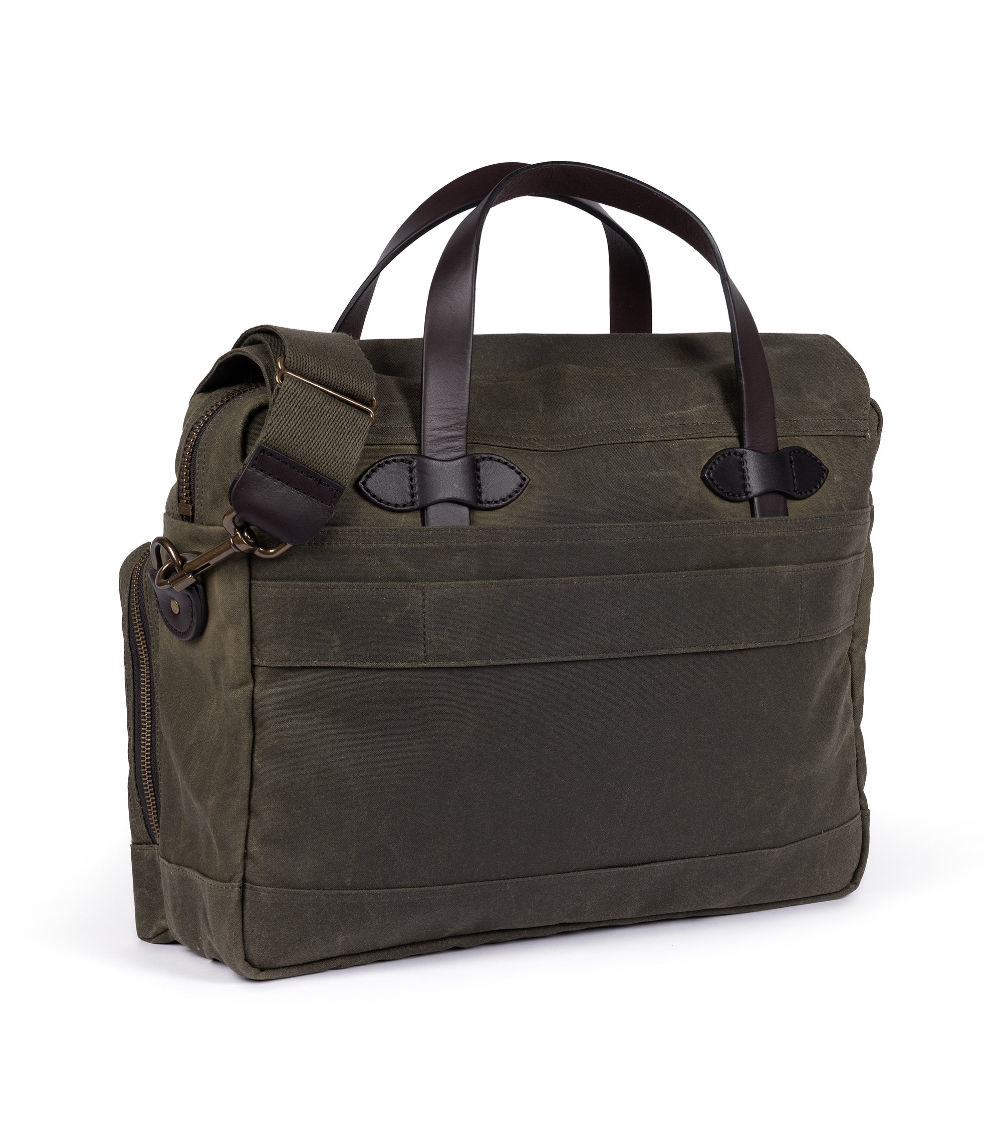 Filson 24hr Tincloth Briefcase: Otter Green