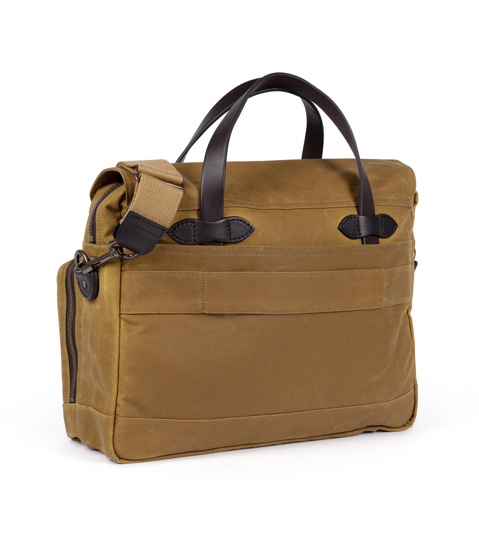 Filson 24hr Tincloth Briefcase: Tan